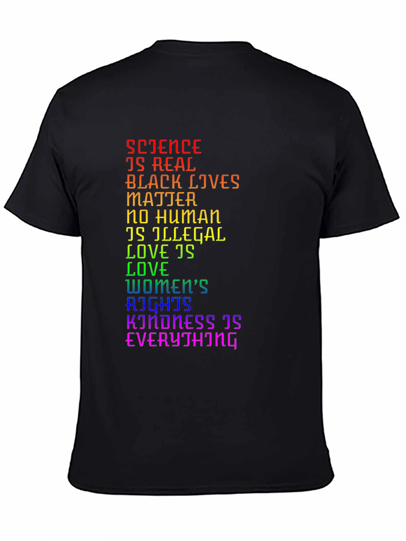 Science is Real Black Lives Matter LGBTQ+ T-Shirt