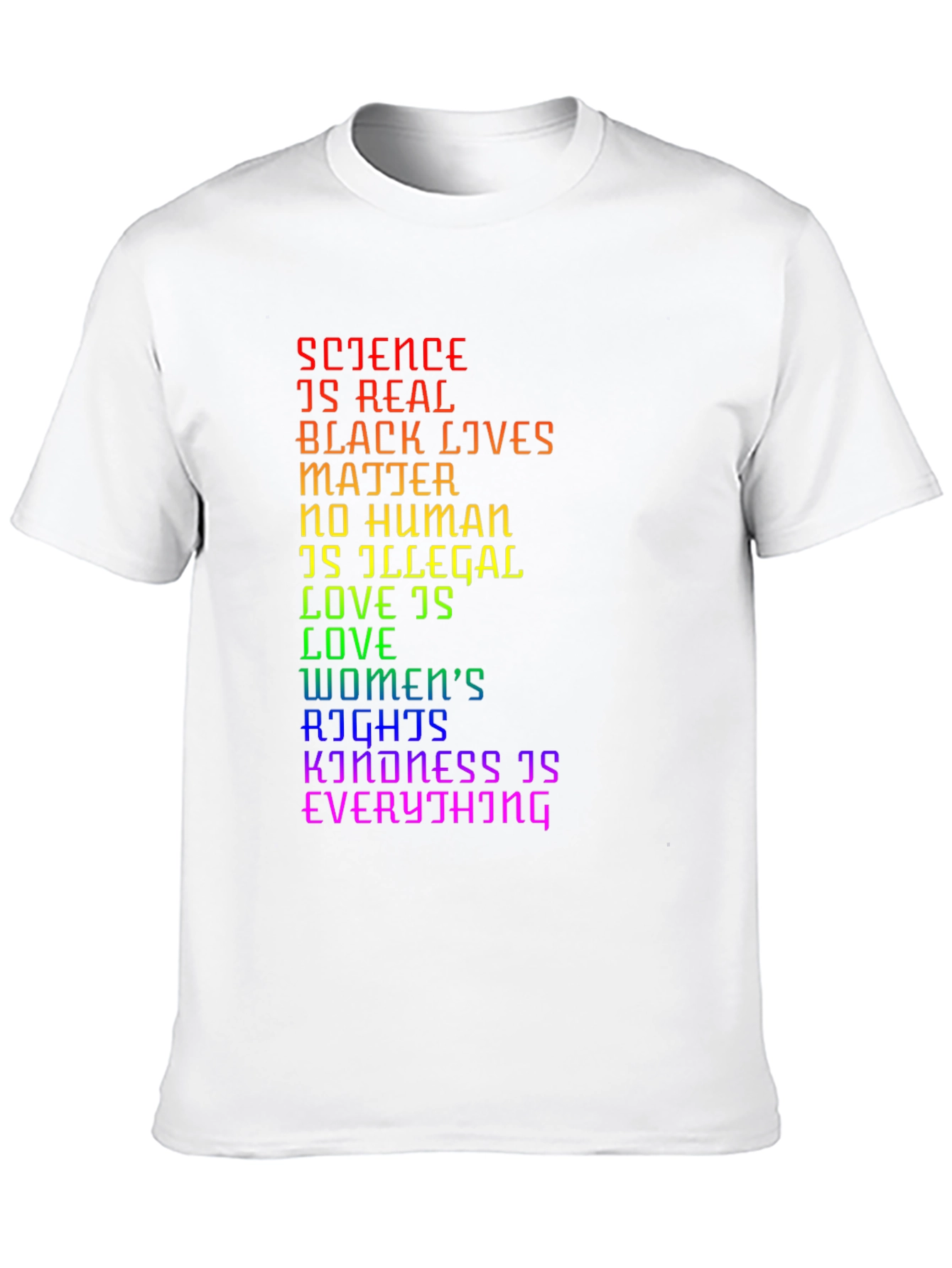 Science is Real Black Lives Matter LGBTQ+ T-Shirt