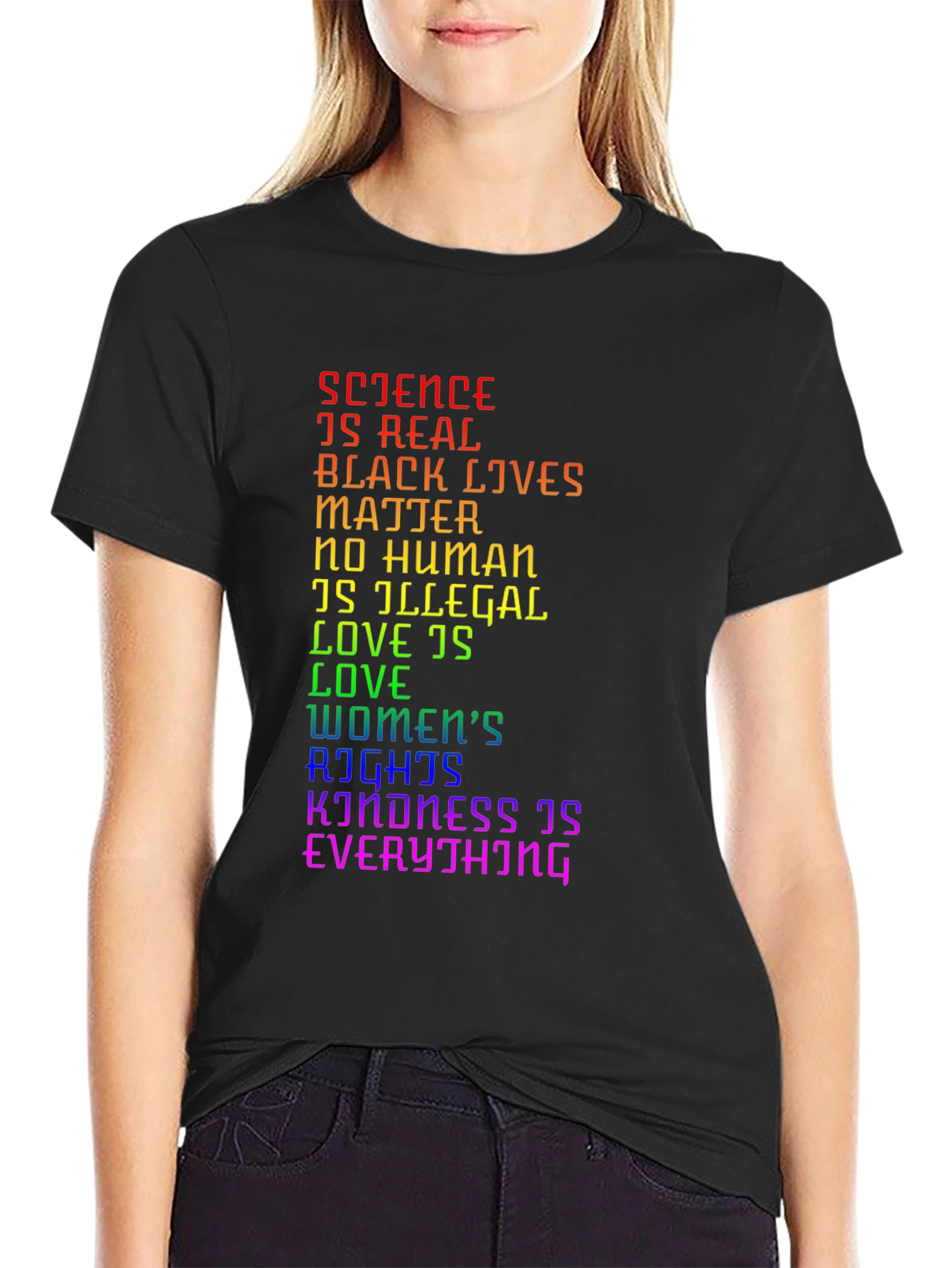 Science is Real Black Lives Matter LGBTQ+ T-Shirt