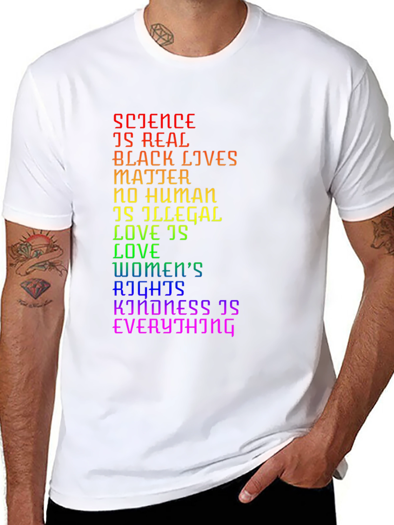 Science is Real Black Lives Matter LGBTQ+ T-Shirt