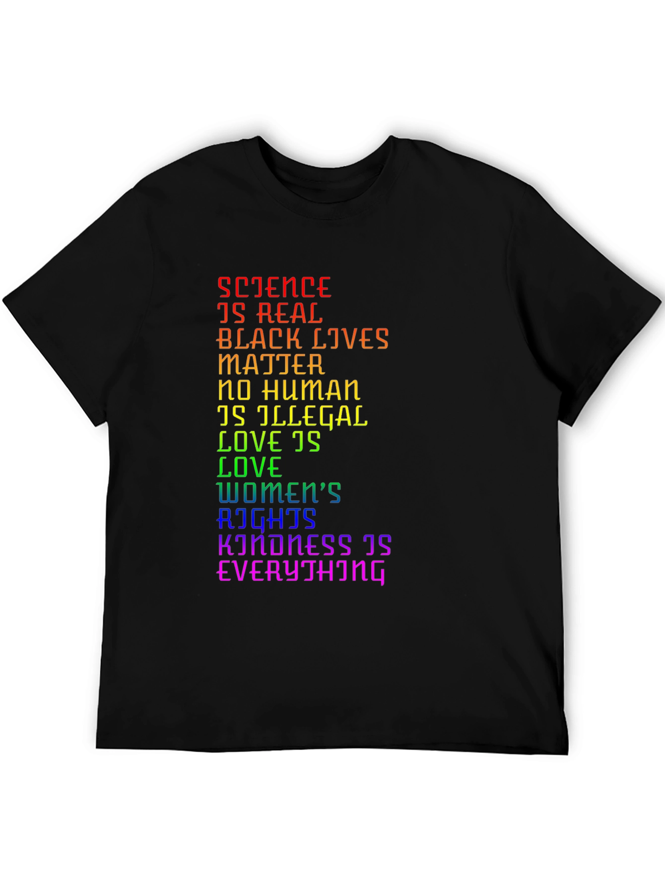 Science is Real Black Lives Matter LGBTQ+ T-Shirt
