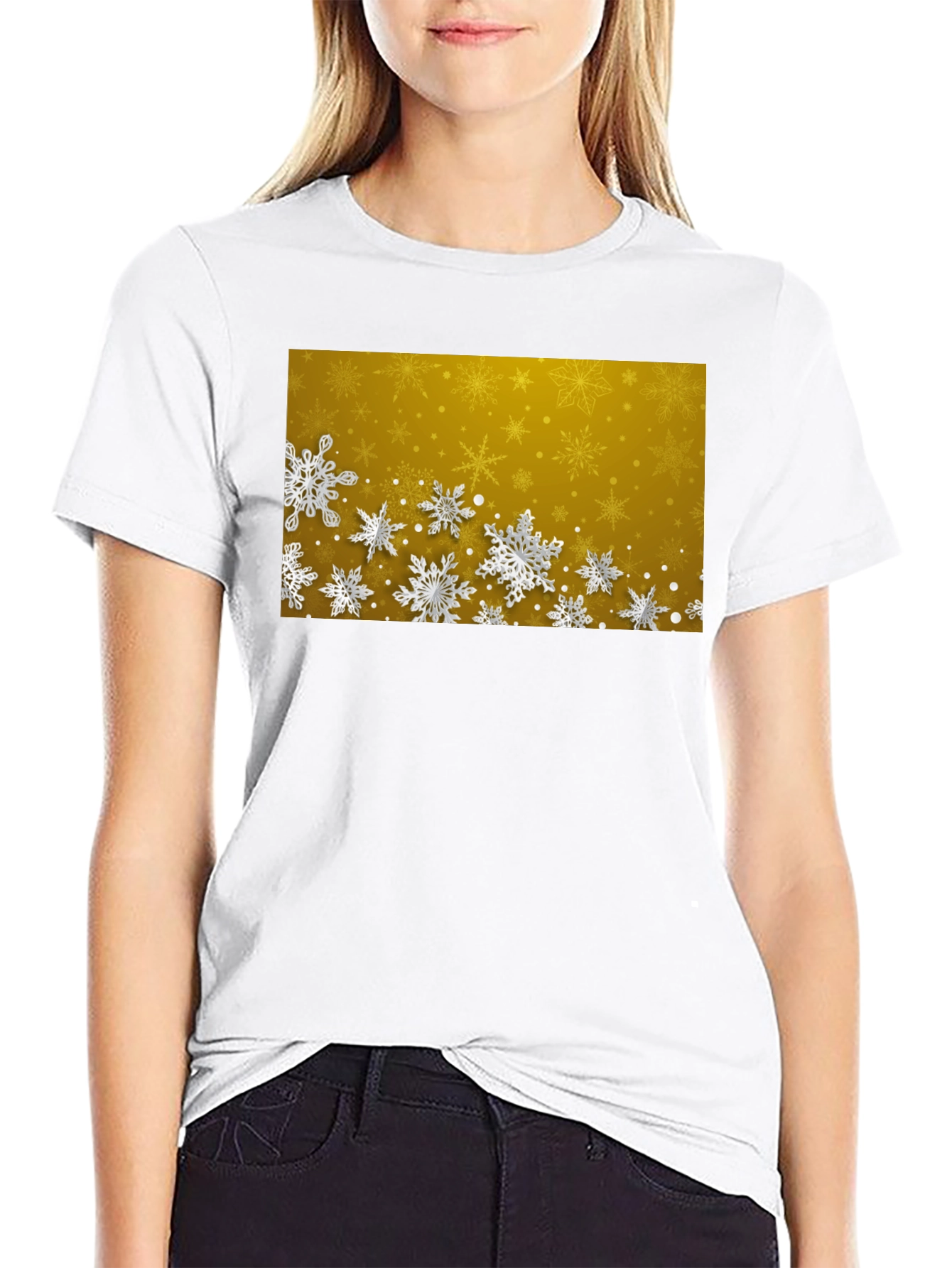 Winter Snowflake Graphic T-Shirt