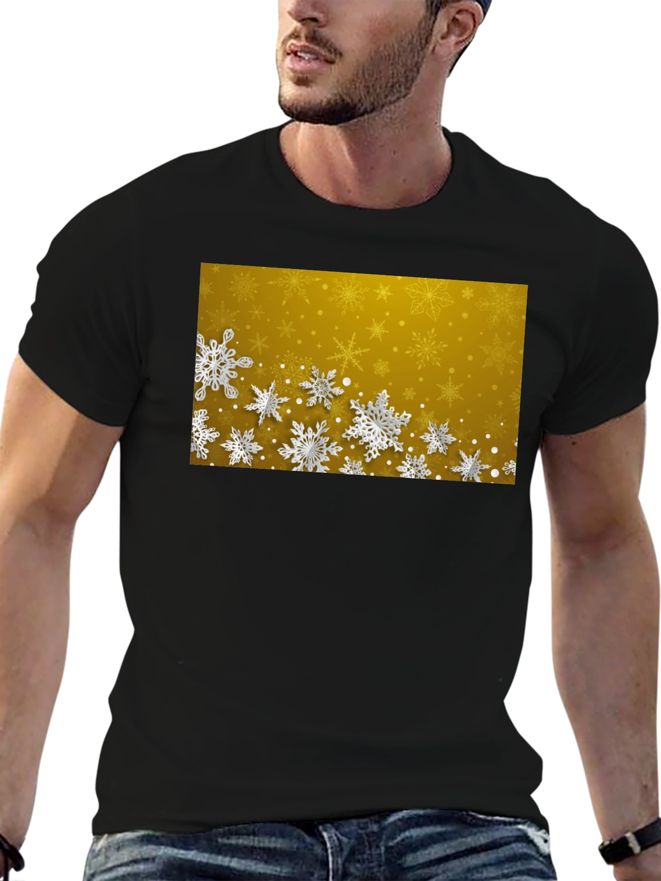Winter Snowflake Graphic T-Shirt
