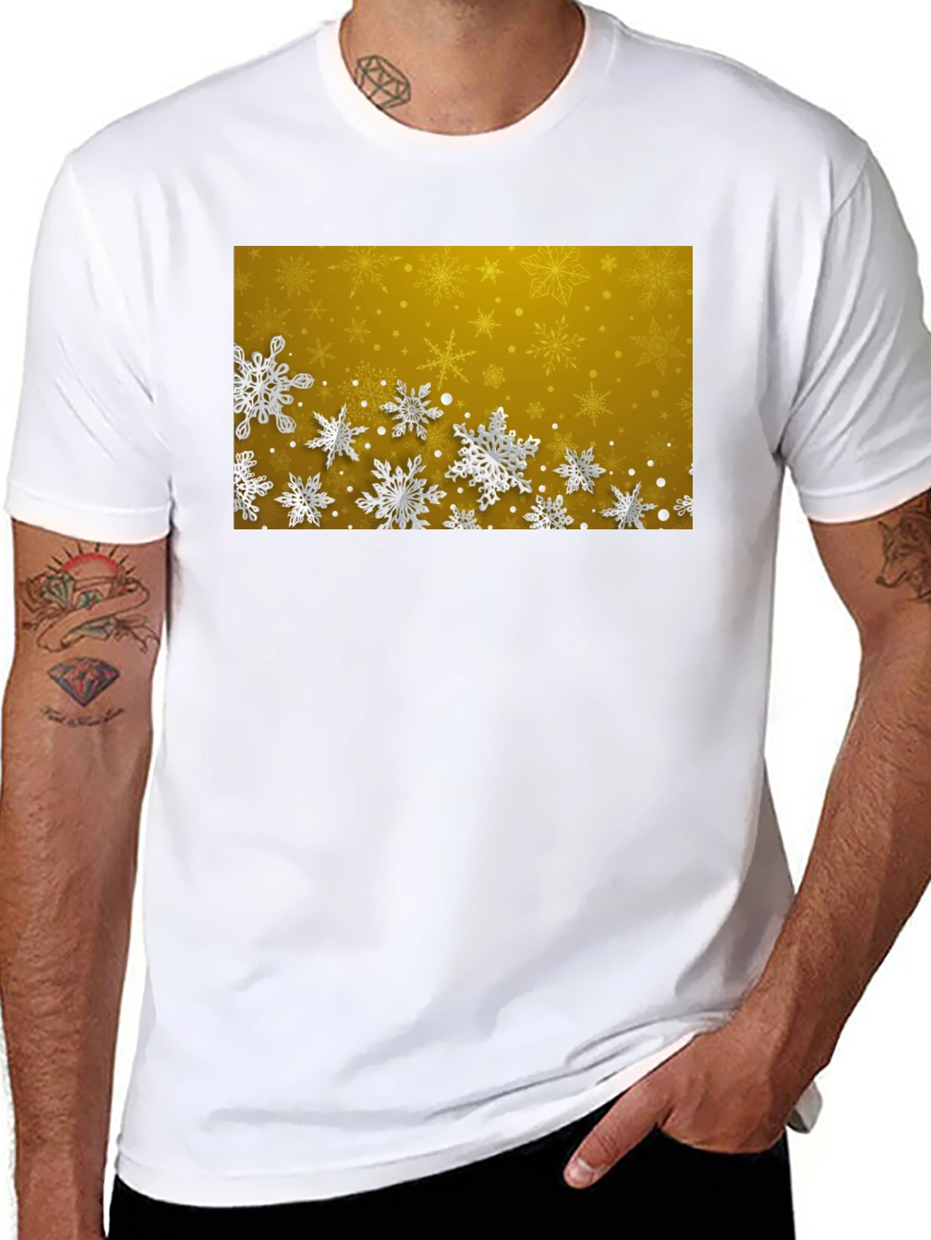 Winter Snowflake Graphic T-Shirt