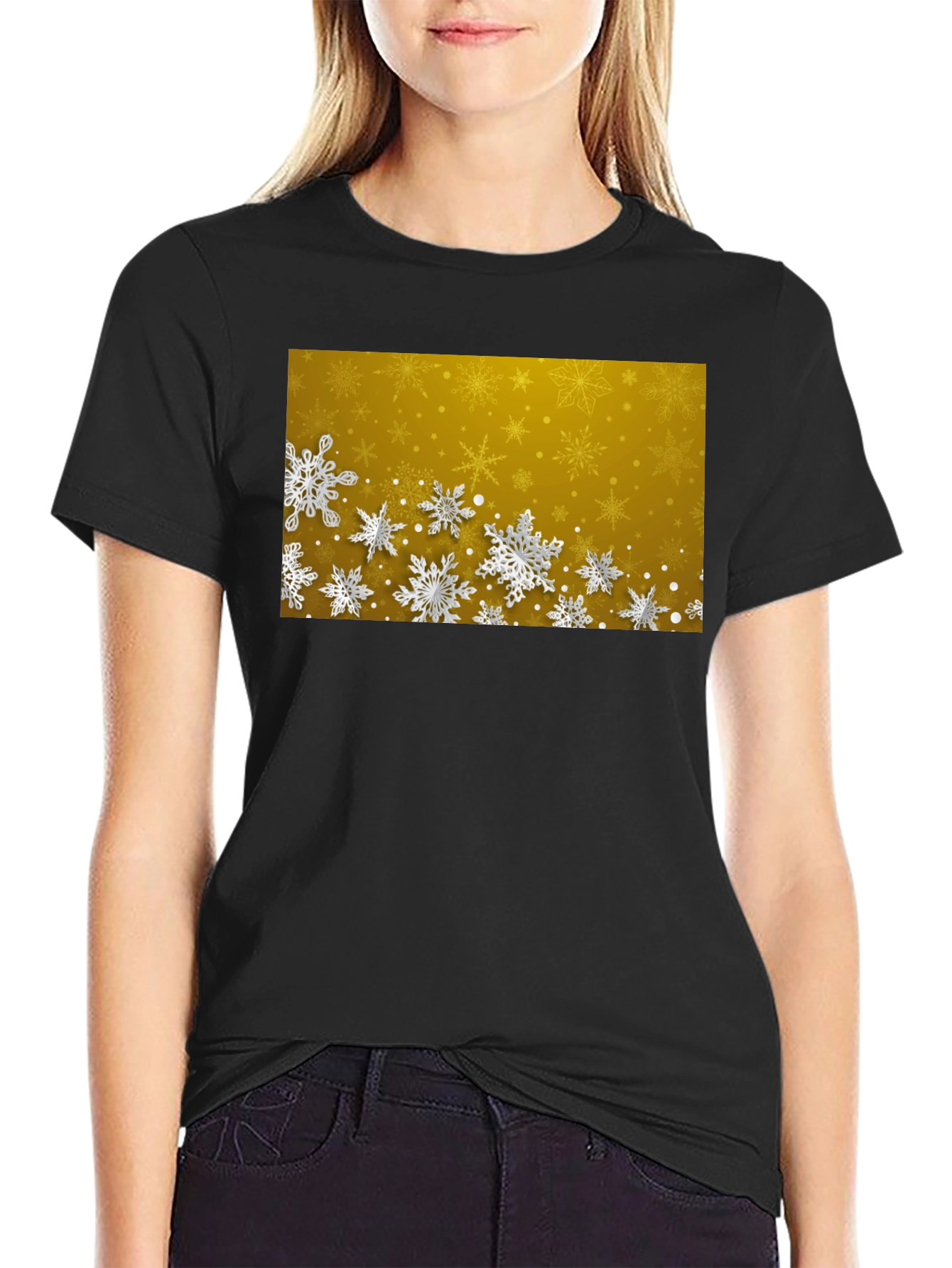 Winter Snowflake Graphic T-Shirt
