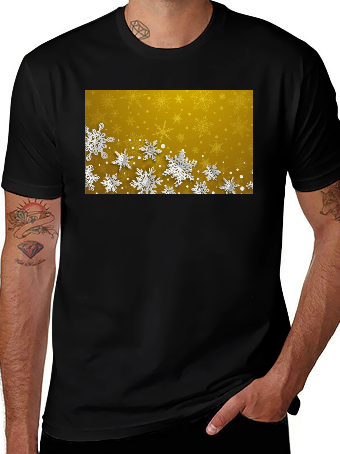 Winter Snowflake Graphic T-Shirt