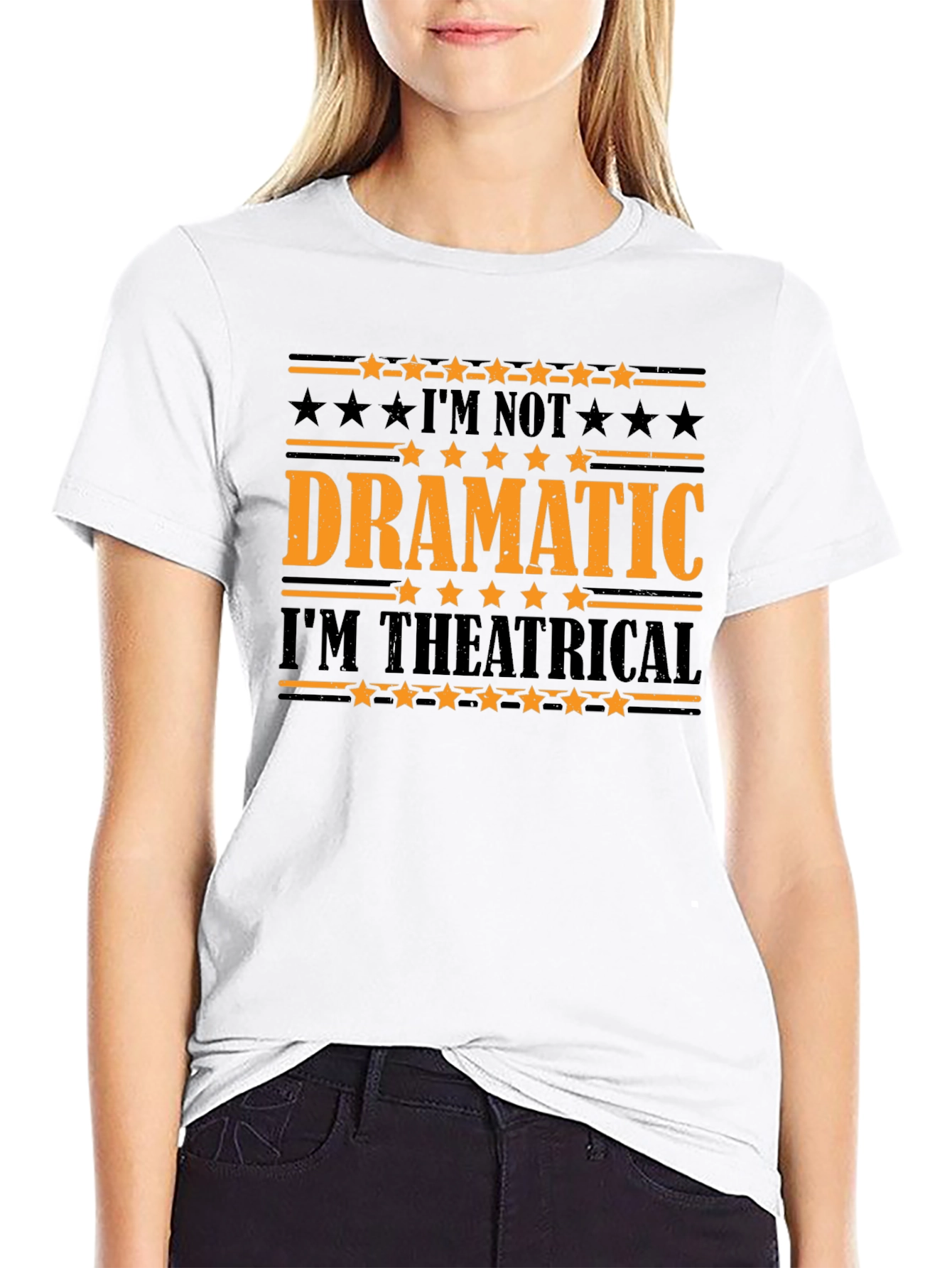 Dramatic Theatrical Graphic T-Shirt
