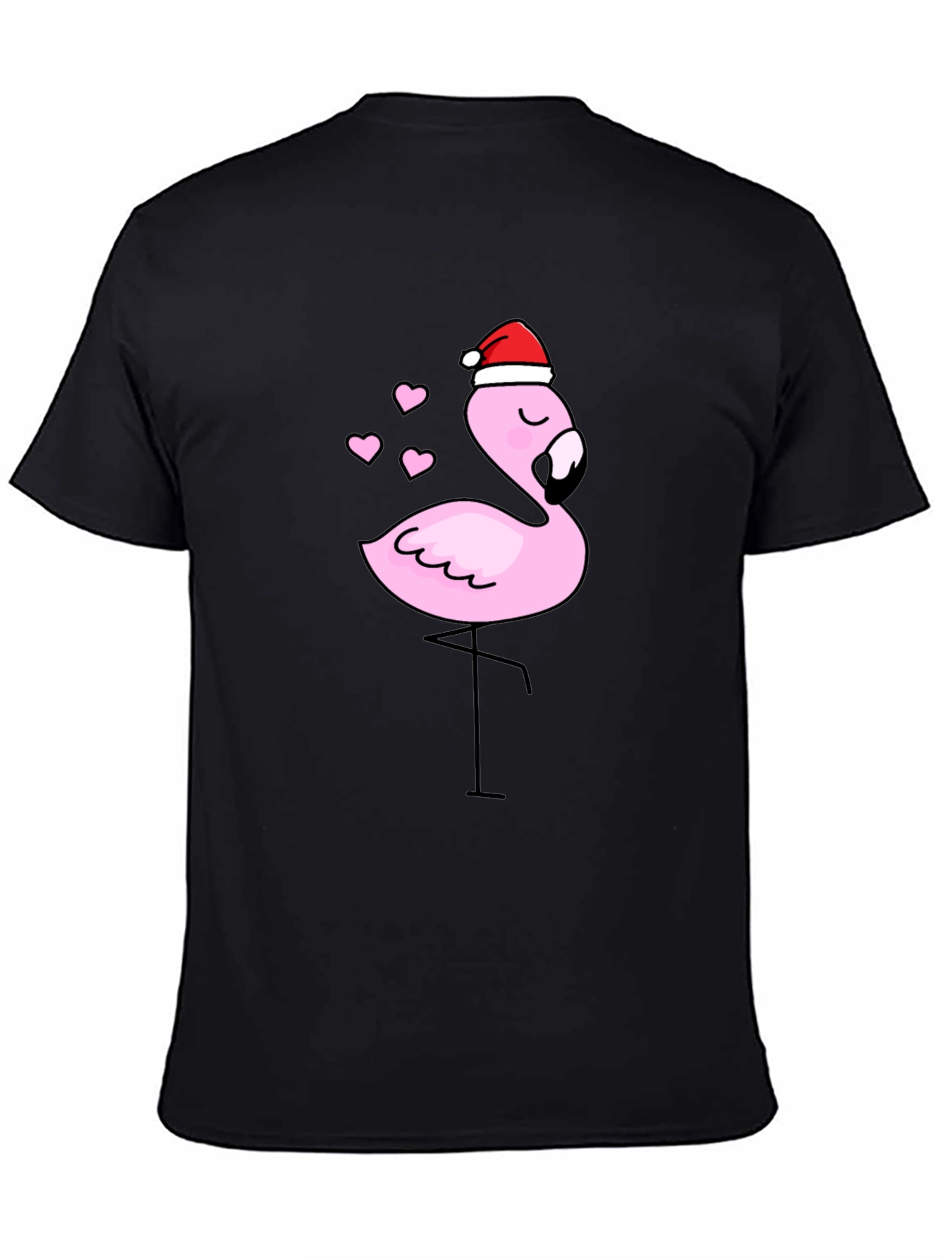 Festive Flamingo Graphic Tee