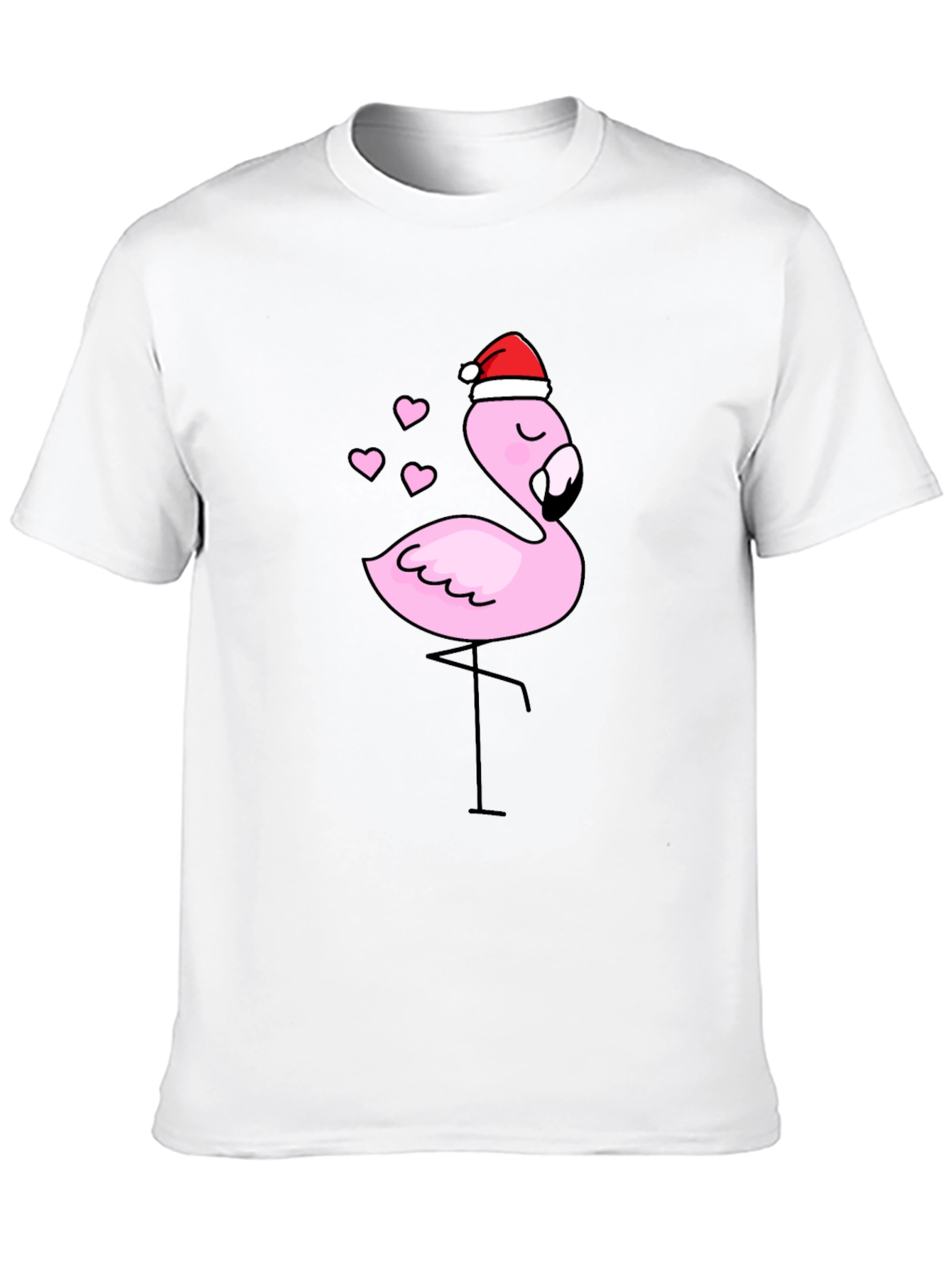 Festive Flamingo Graphic Tee