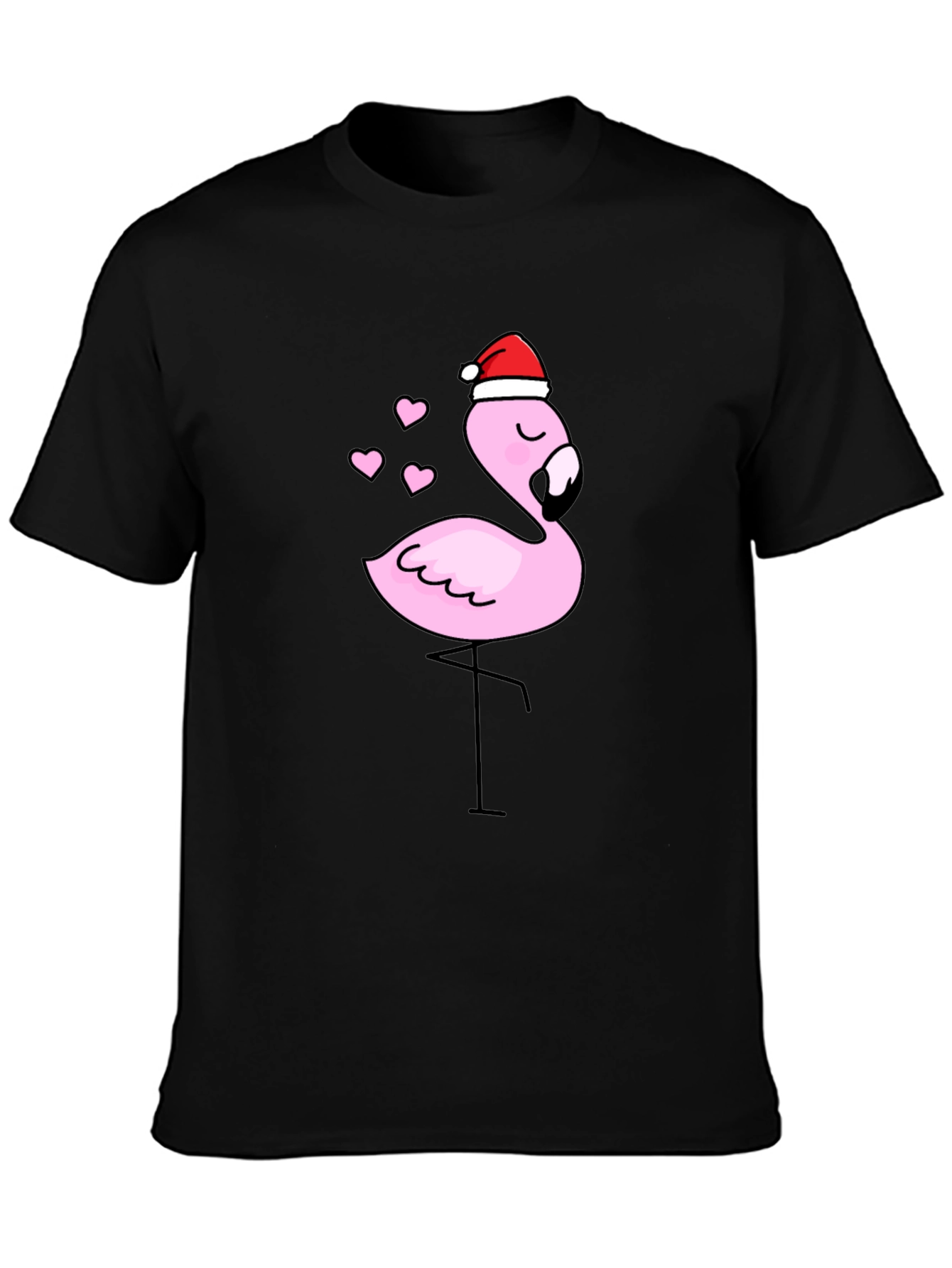 Festive Flamingo Graphic Tee