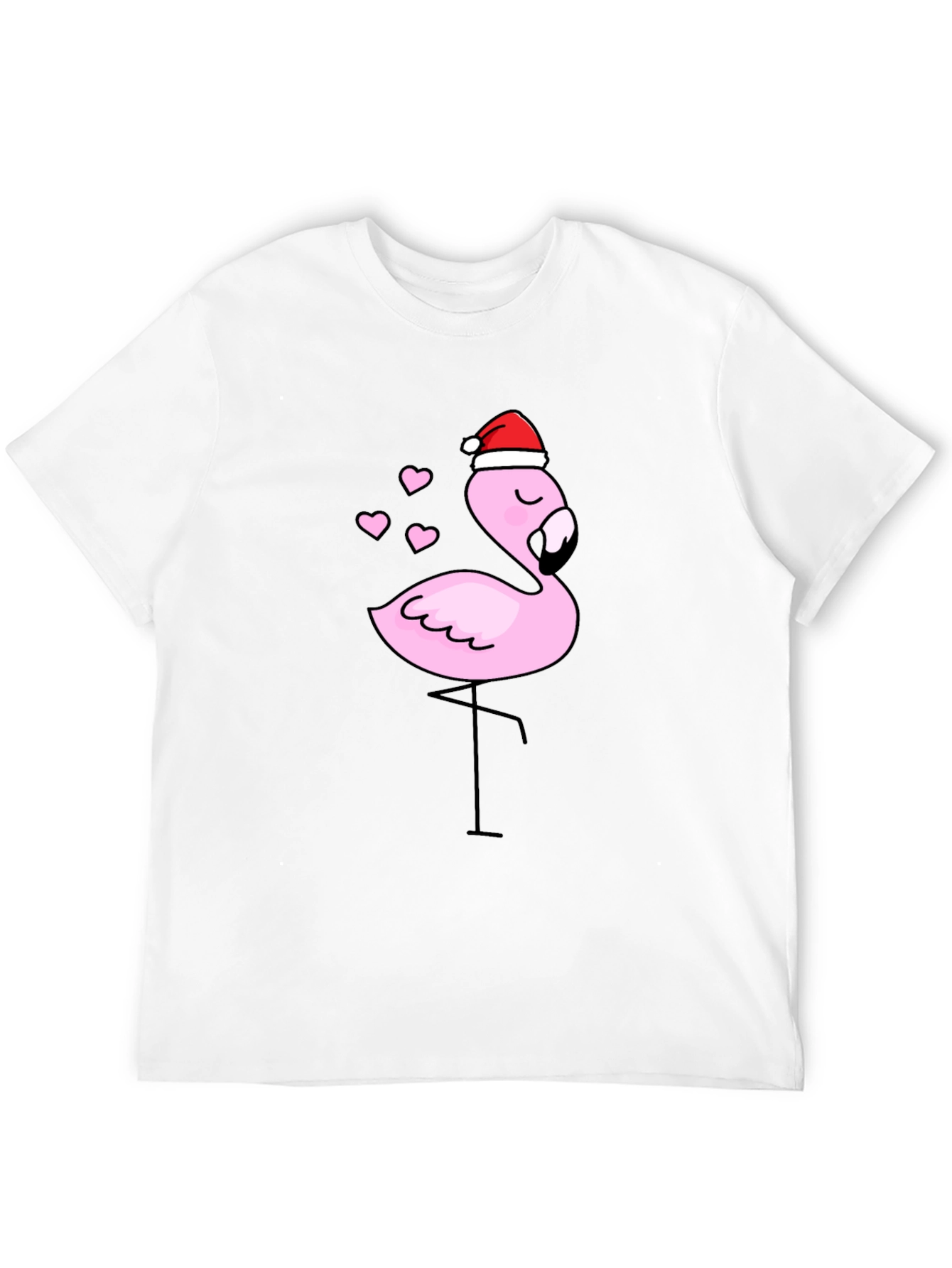Festive Flamingo Graphic Tee