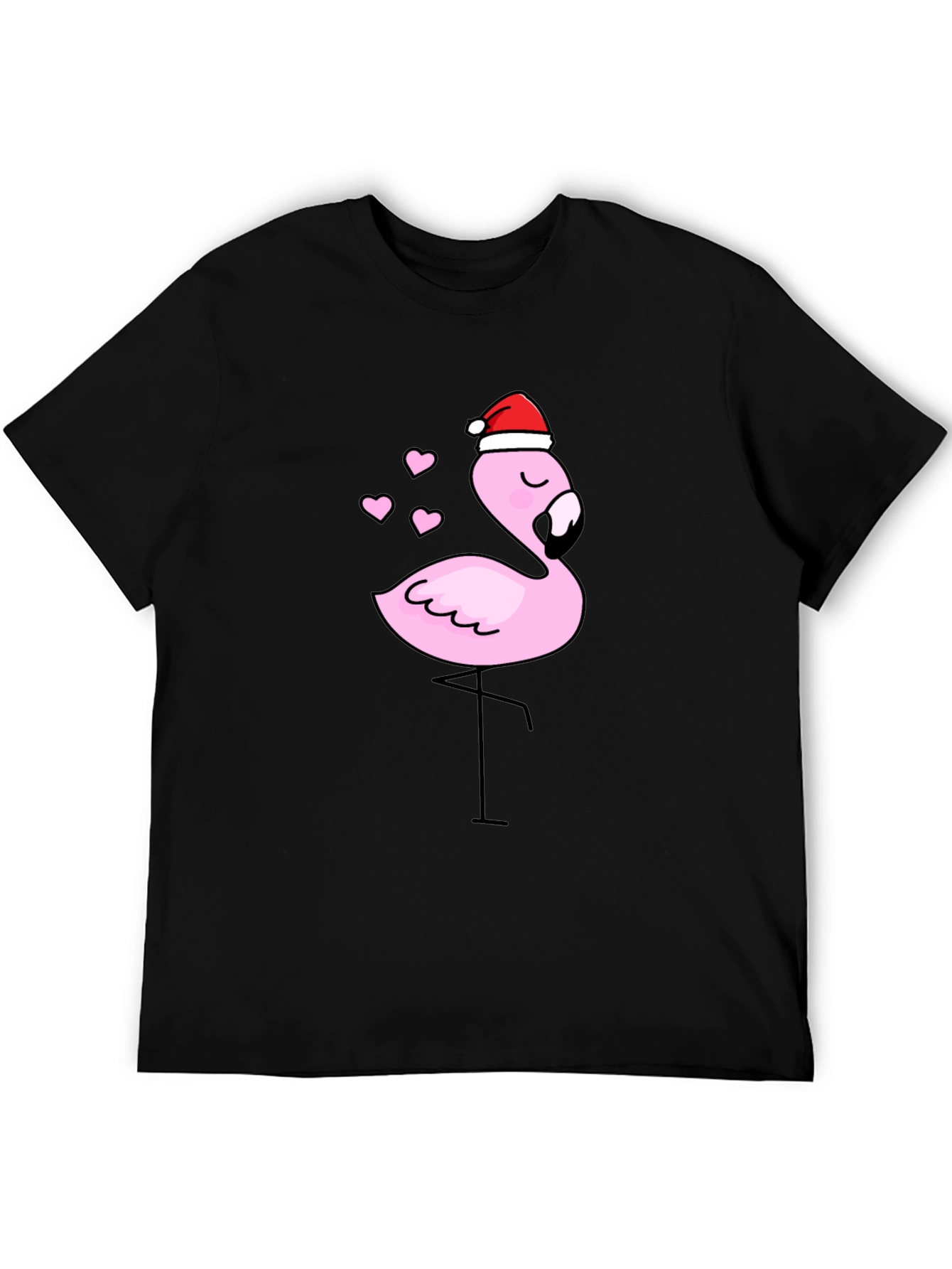 Festive Flamingo Graphic Tee