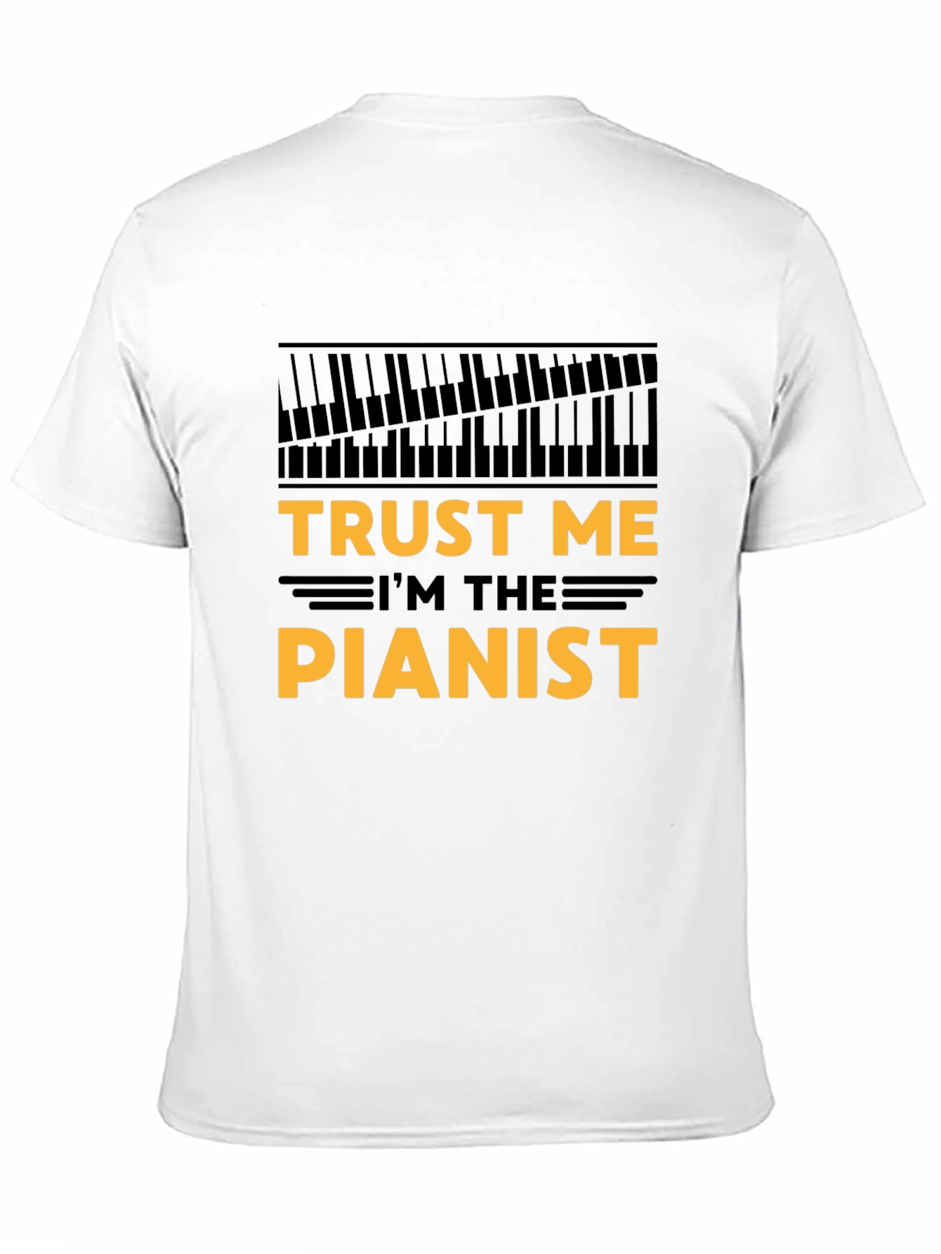 Trust Me Im The Pianist Black T-Shirt