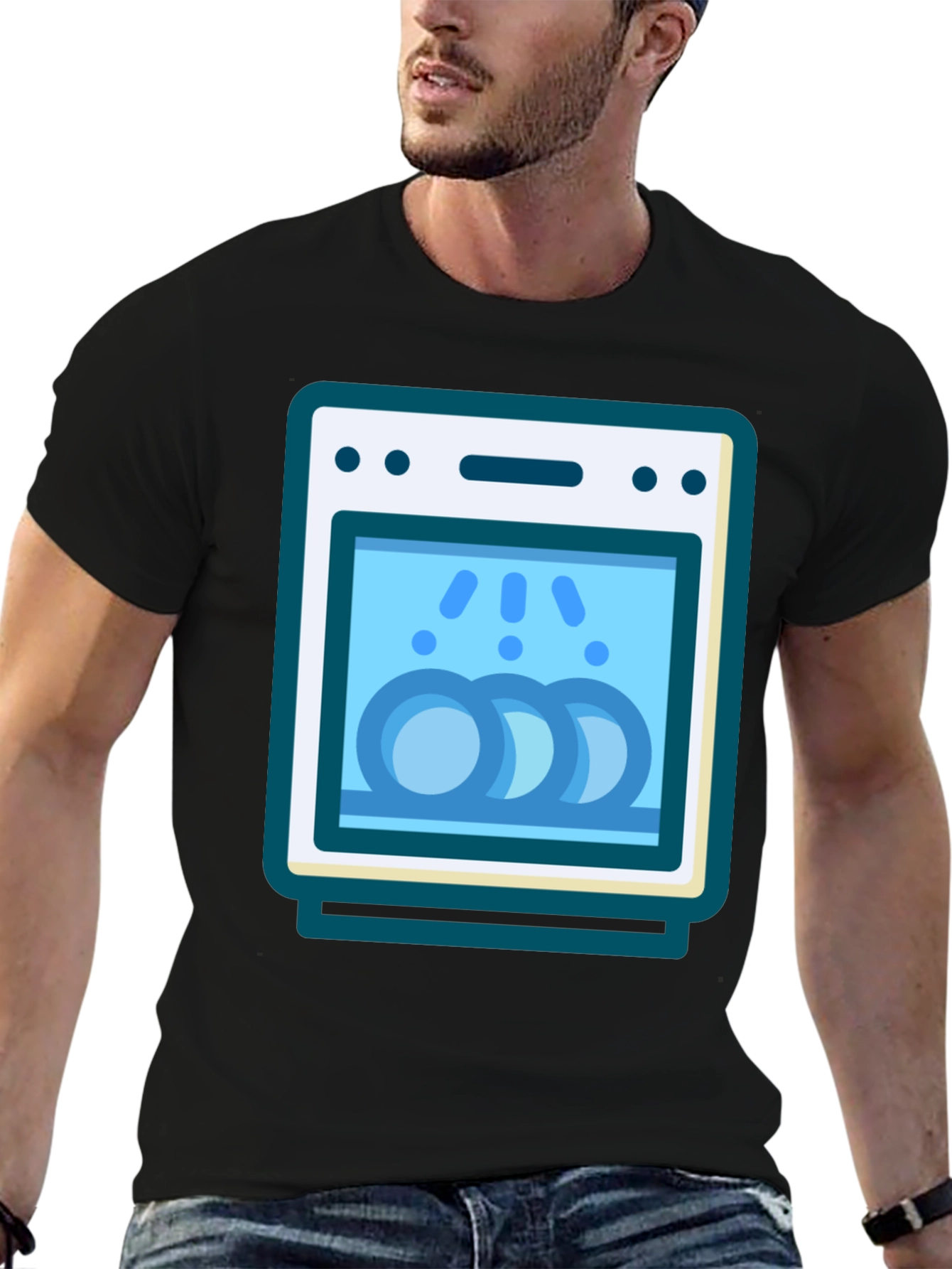Dishwasher Graphic T-Shirt - Clean Fun!