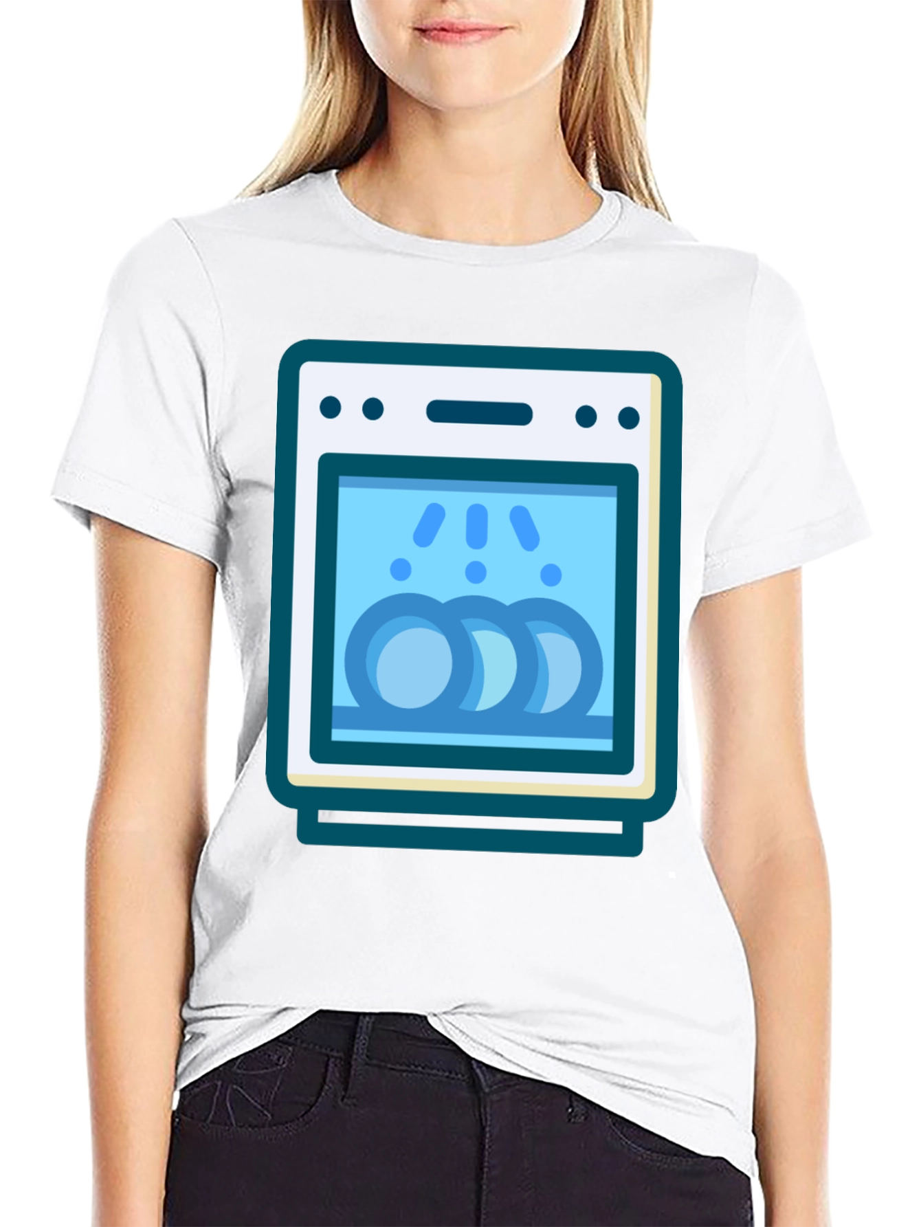 Dishwasher Graphic T-Shirt - Clean Fun!