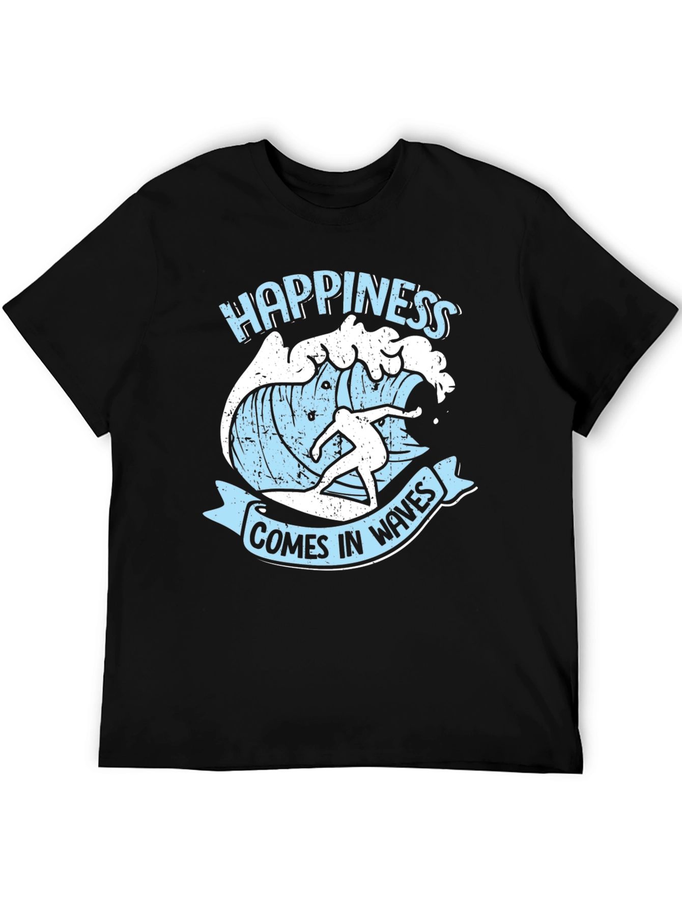 Happiness Comes in Waves Graphic Tee
