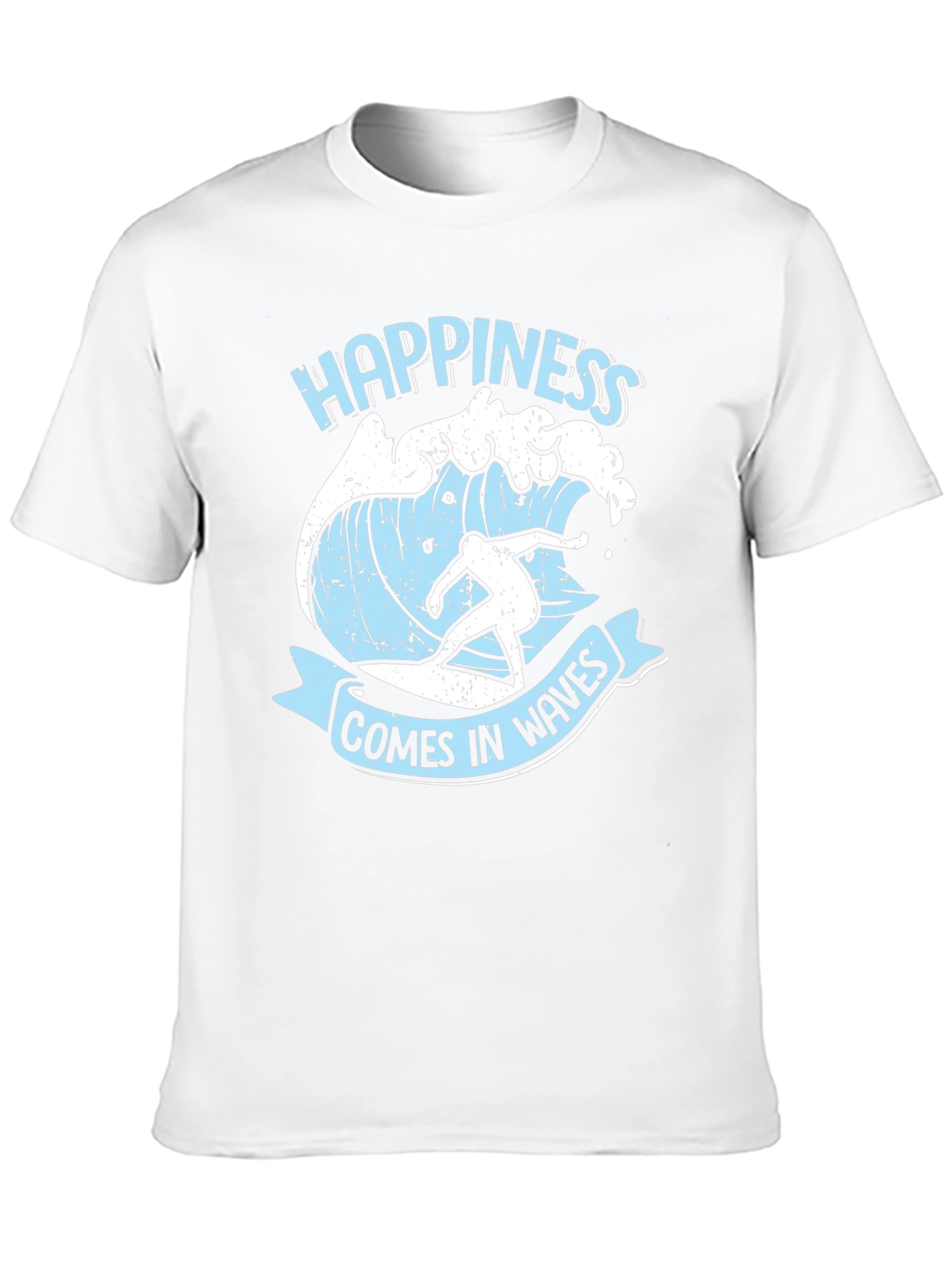 Happiness Comes in Waves Graphic Tee