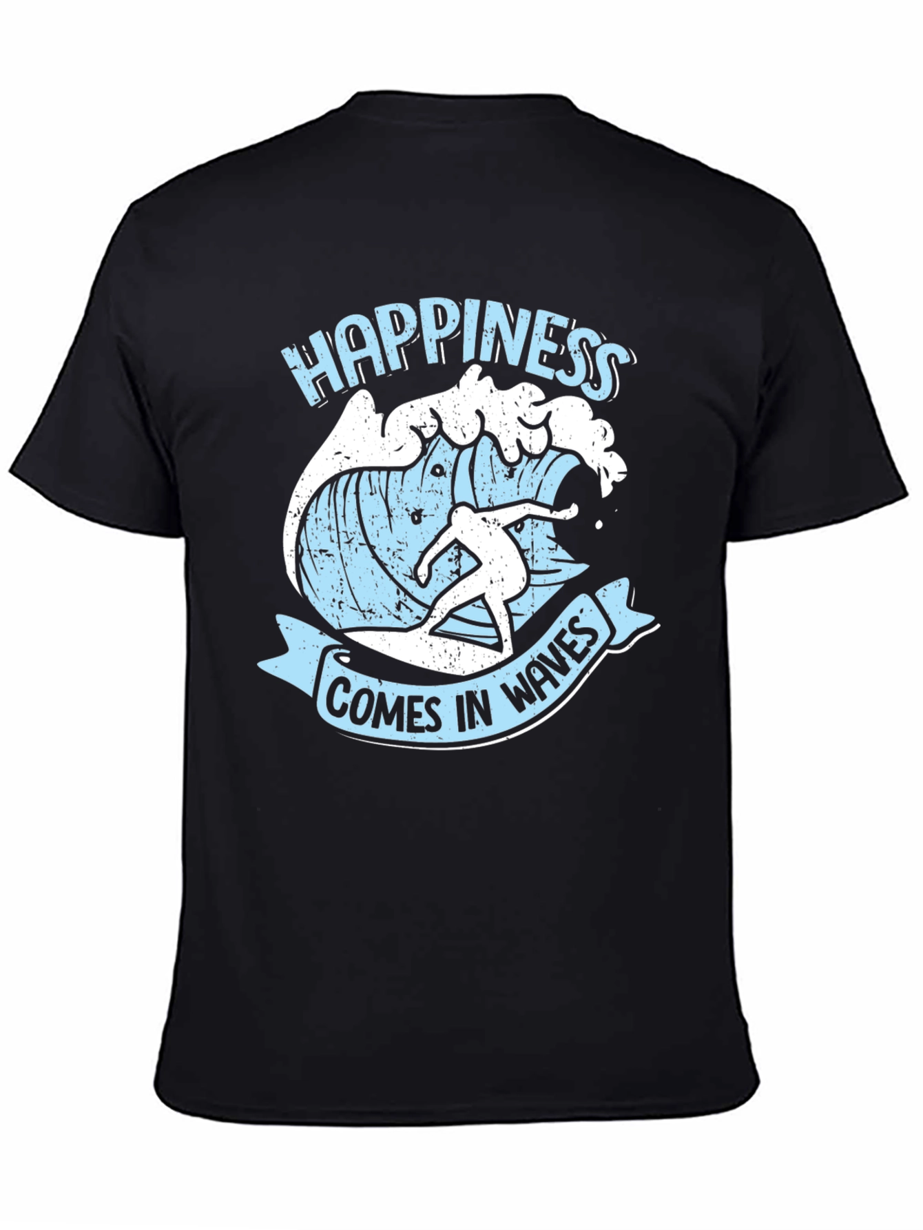 Happiness Comes in Waves Graphic Tee
