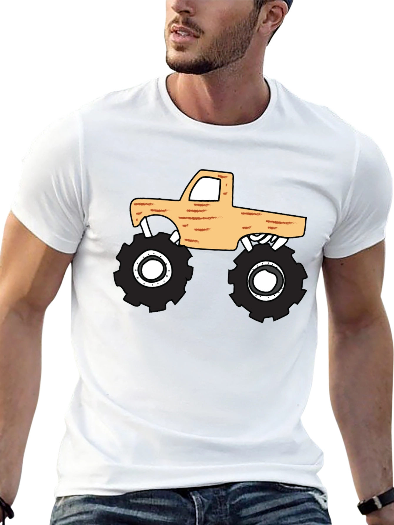 Monster Truck Graphic Tee - Cool Black T-Shirt