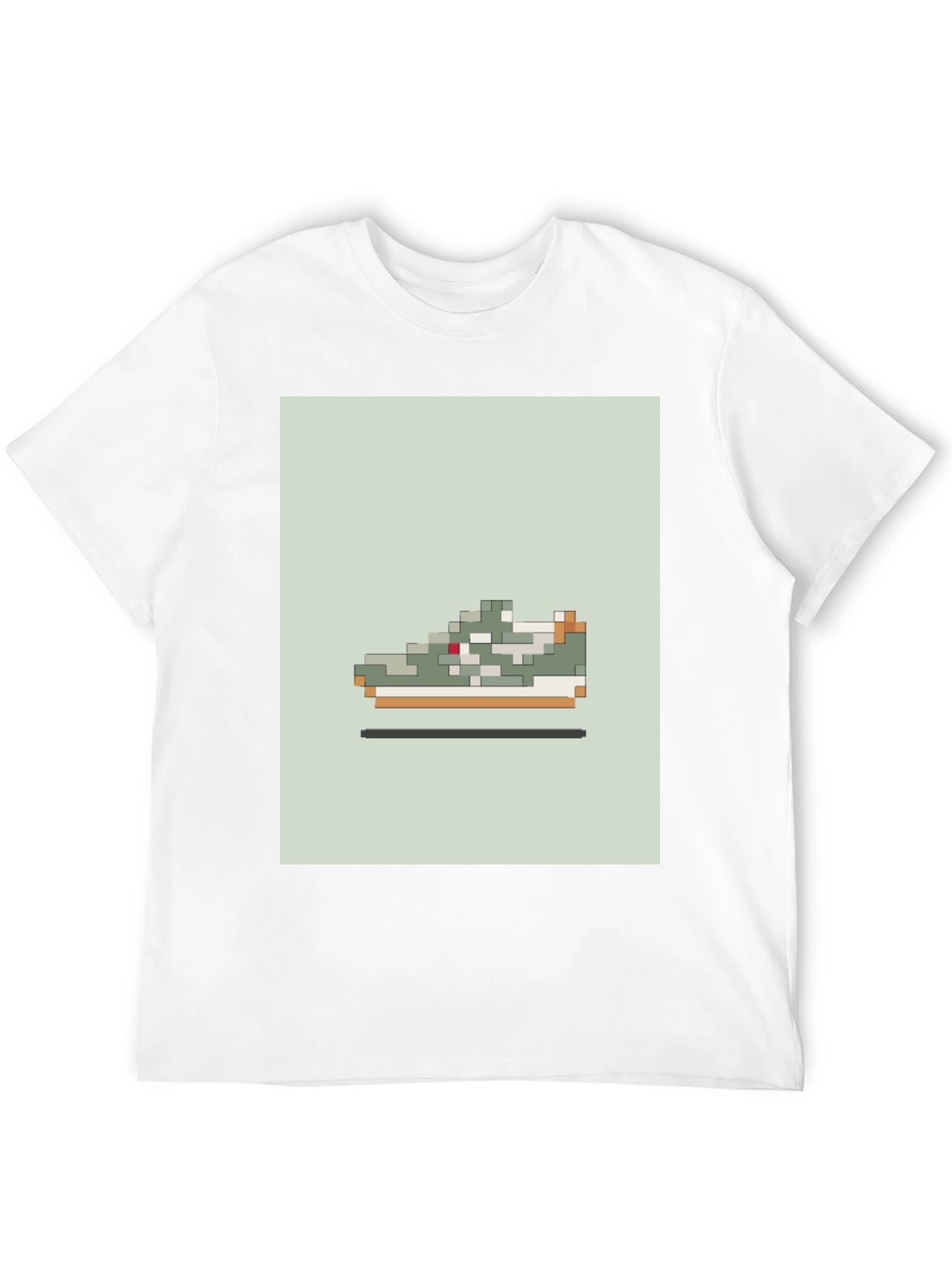 Pixel Sneaker Graphic Tee - Unique Design