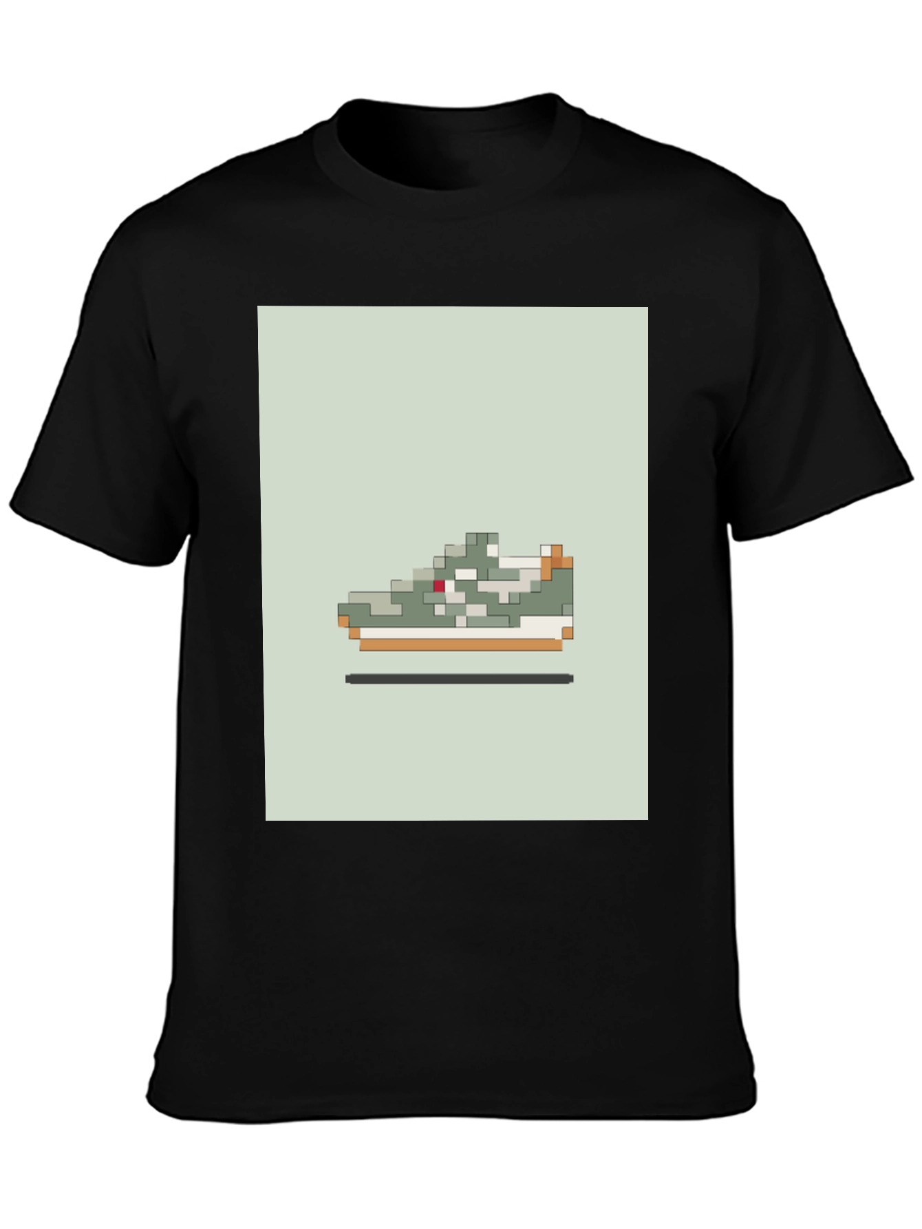 Pixel Sneaker Graphic Tee - Unique Design