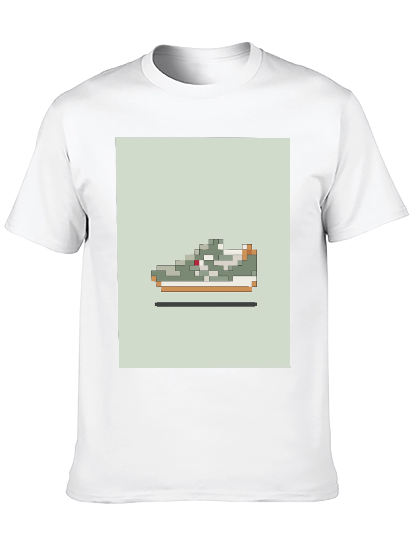 Pixel Sneaker Graphic Tee - Unique Design