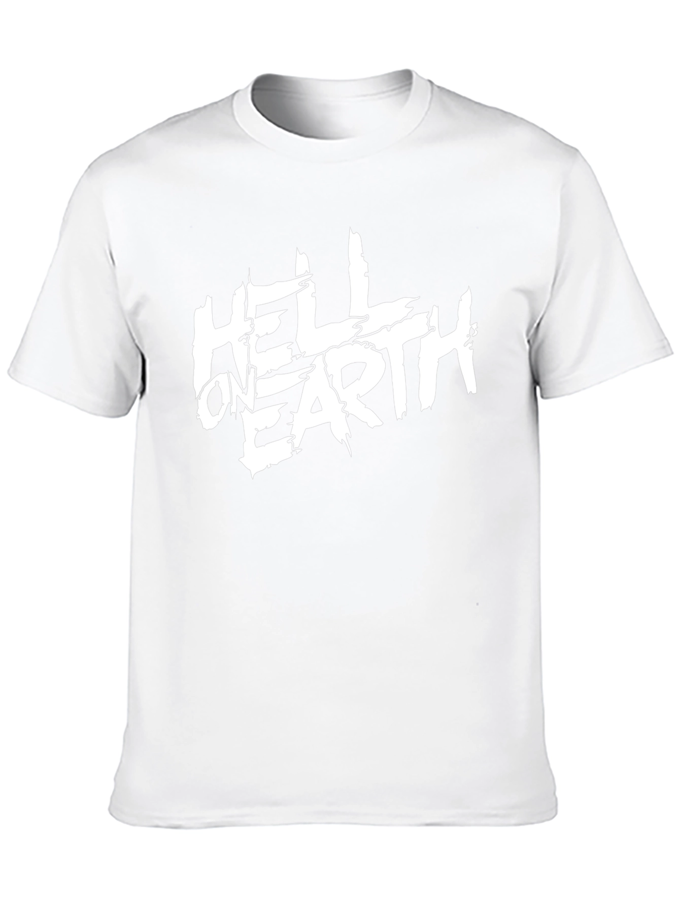 Hell On Earth Graphic Tee - Black Cotton T-Shirt