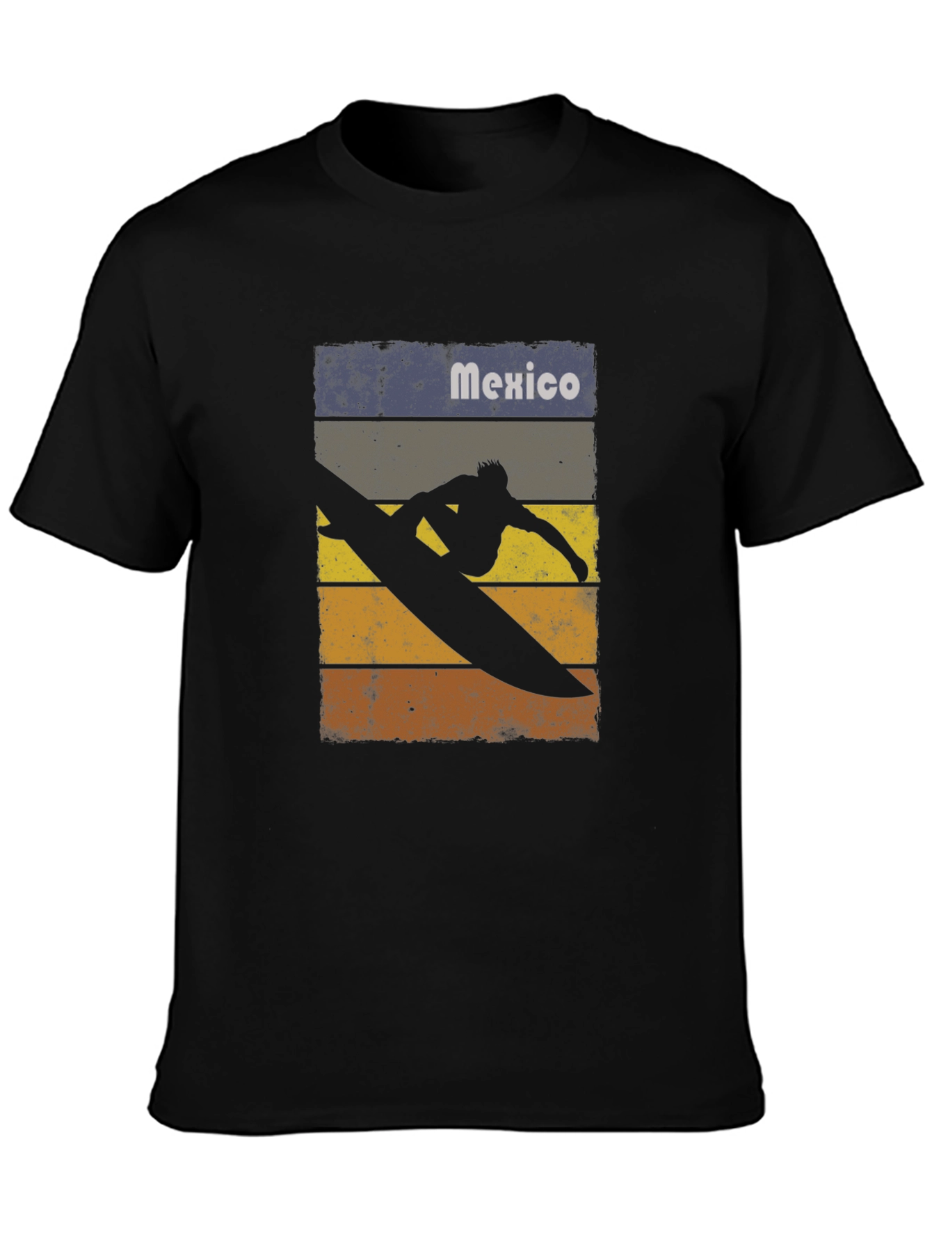 Mexico Surfer T-Shirt - Retro Style Surf Tee