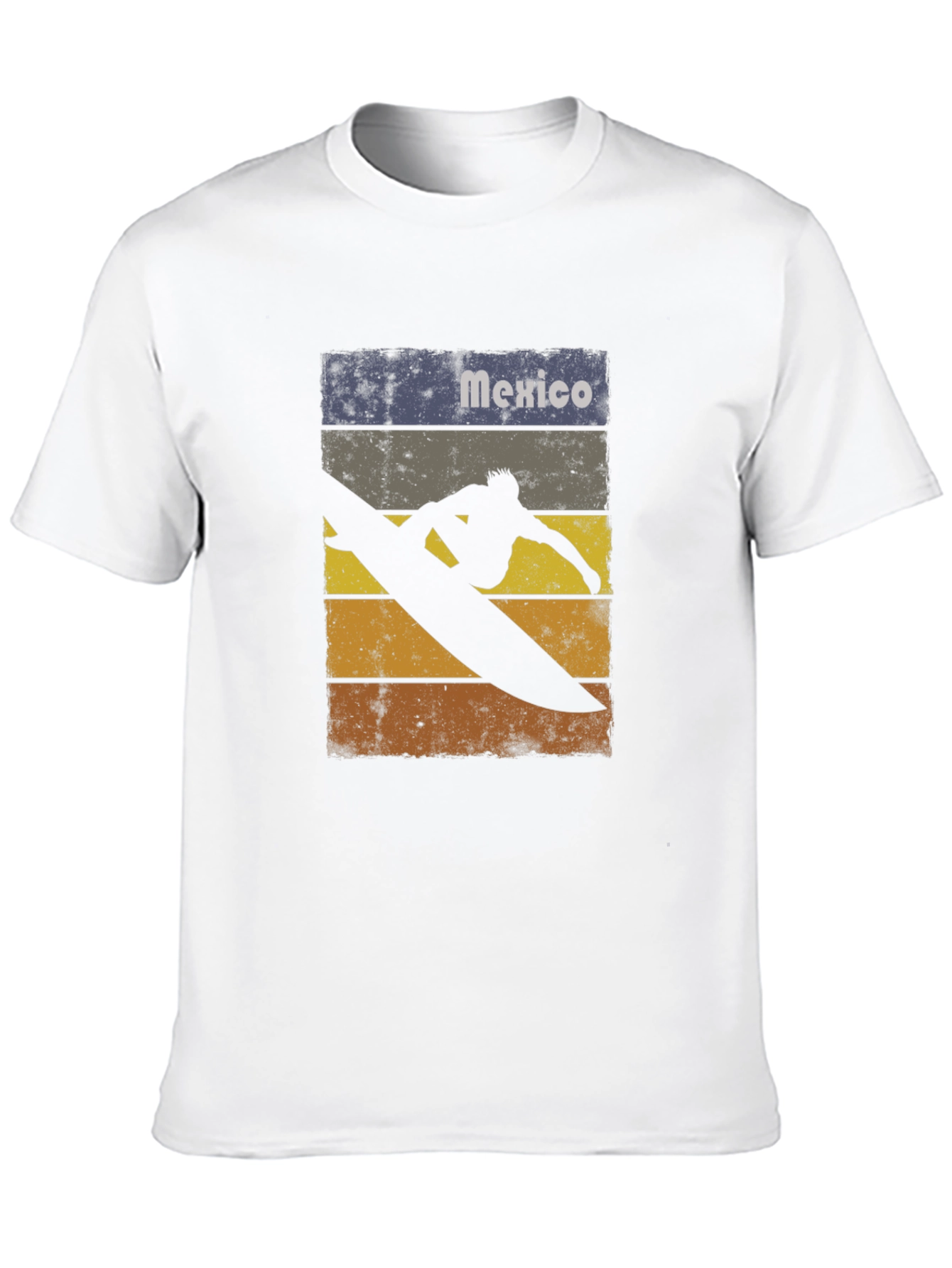 Mexico Surfer T-Shirt - Retro Style Surf Tee