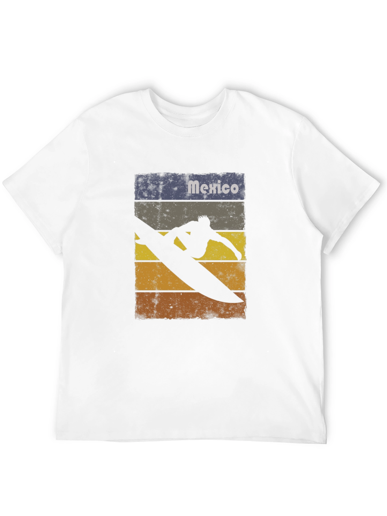 Mexico Surfer T-Shirt - Retro Style Surf Tee