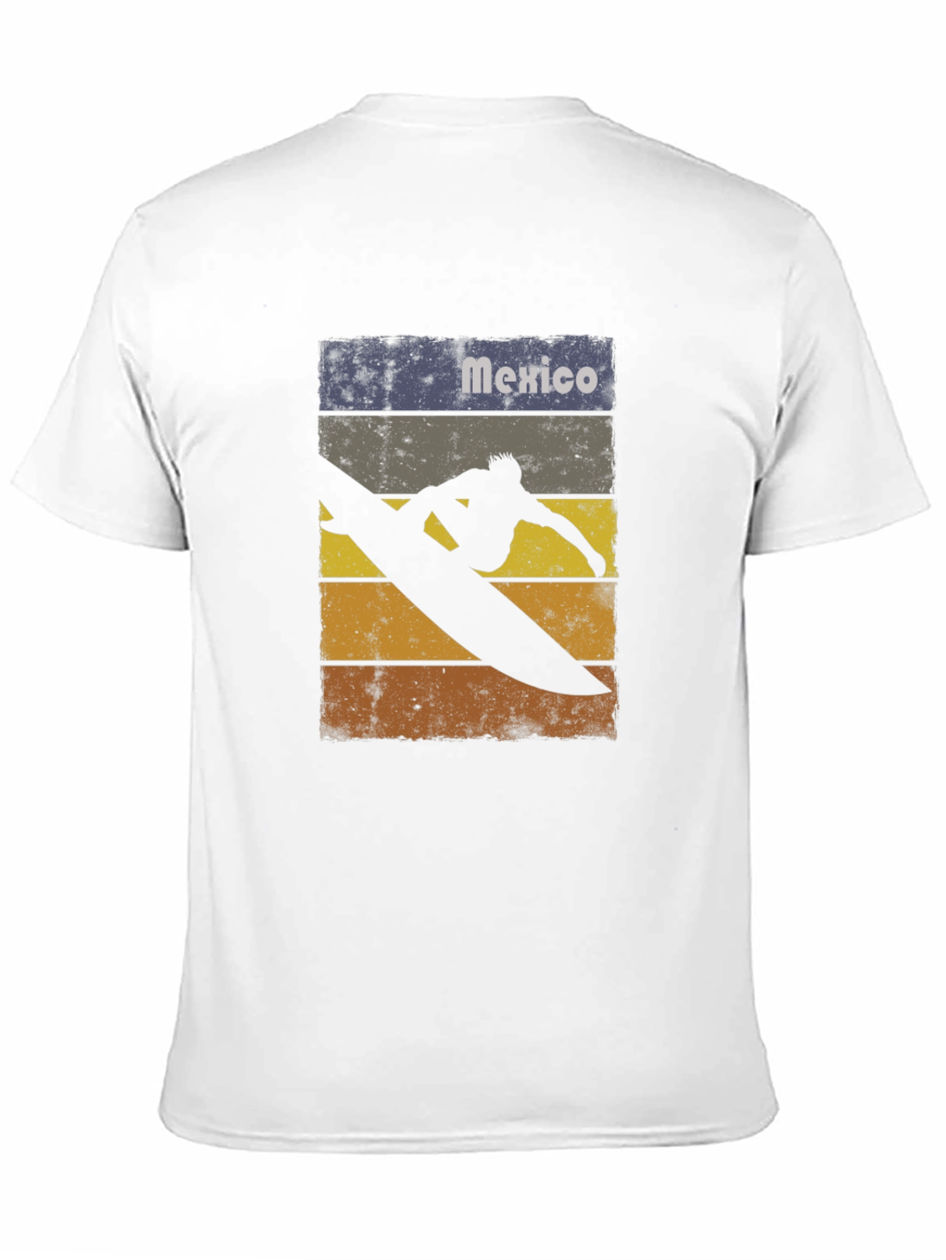 Mexico Surfer T-Shirt - Retro Style Surf Tee