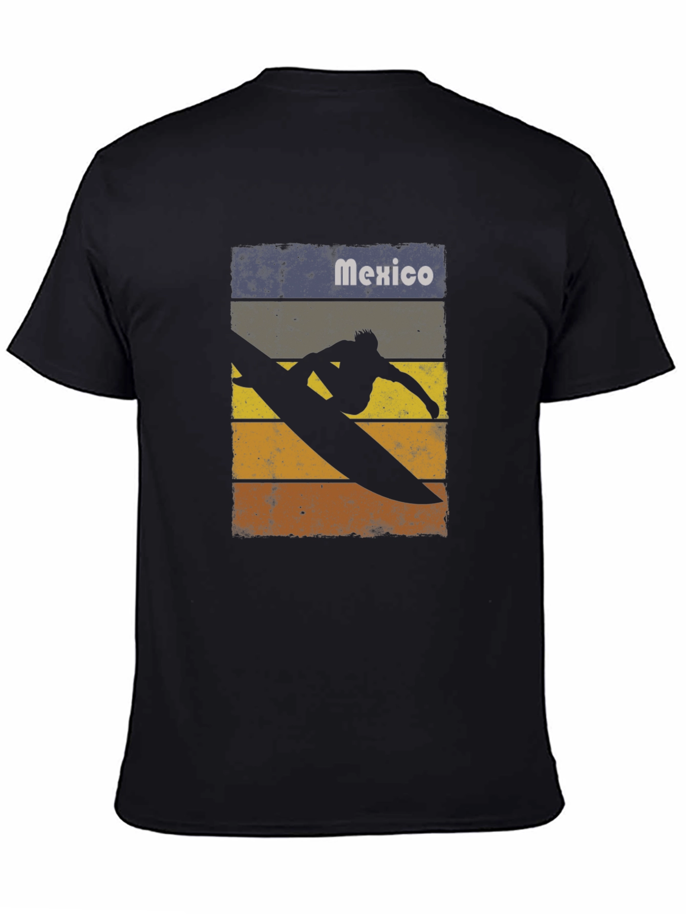 Mexico Surfer T-Shirt - Retro Style Surf Tee