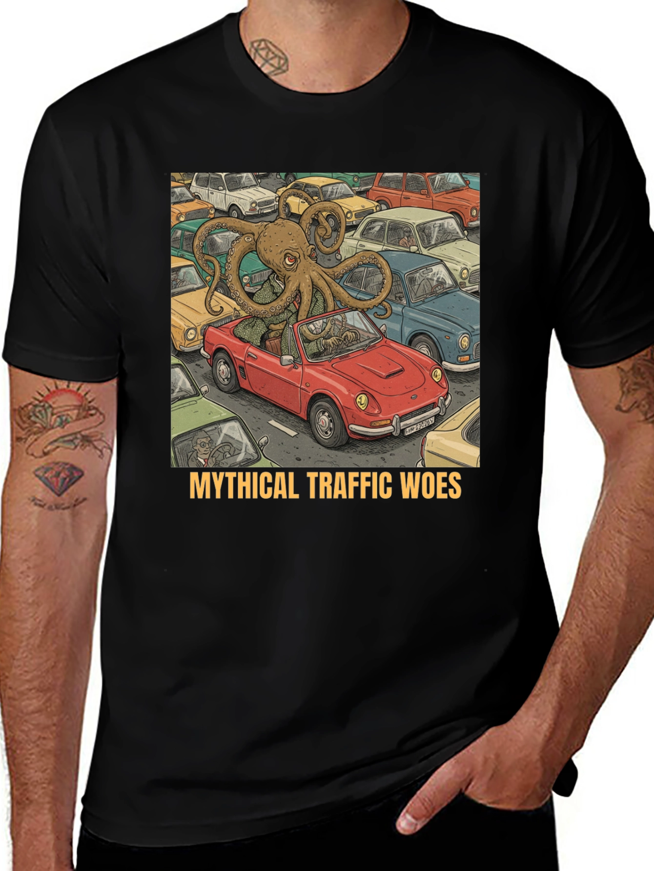 Mythical Traffic Woes Graphic Tee