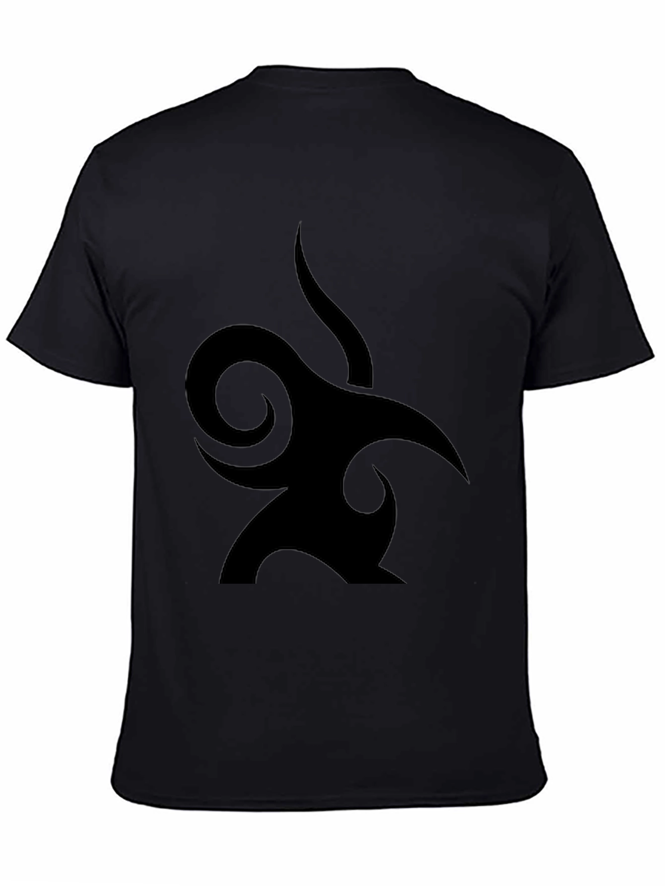 Black Tribal Graphic Tee - Modern Style