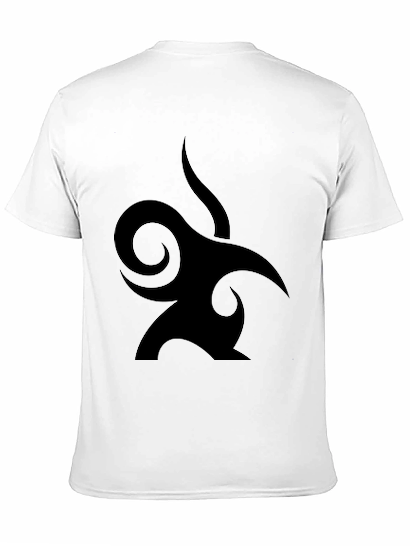 Black Tribal Graphic Tee - Modern Style