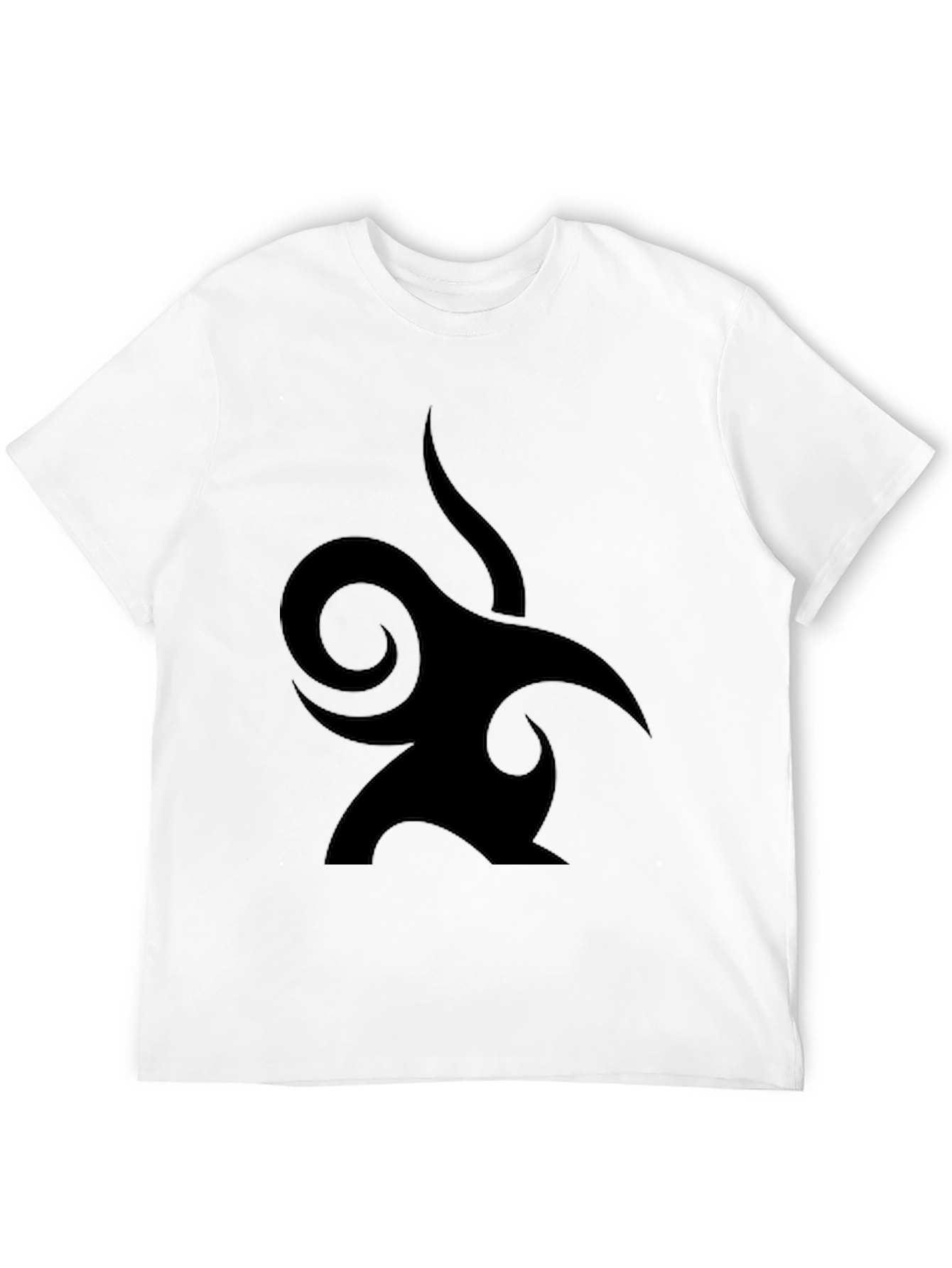 Black Tribal Graphic Tee - Modern Style
