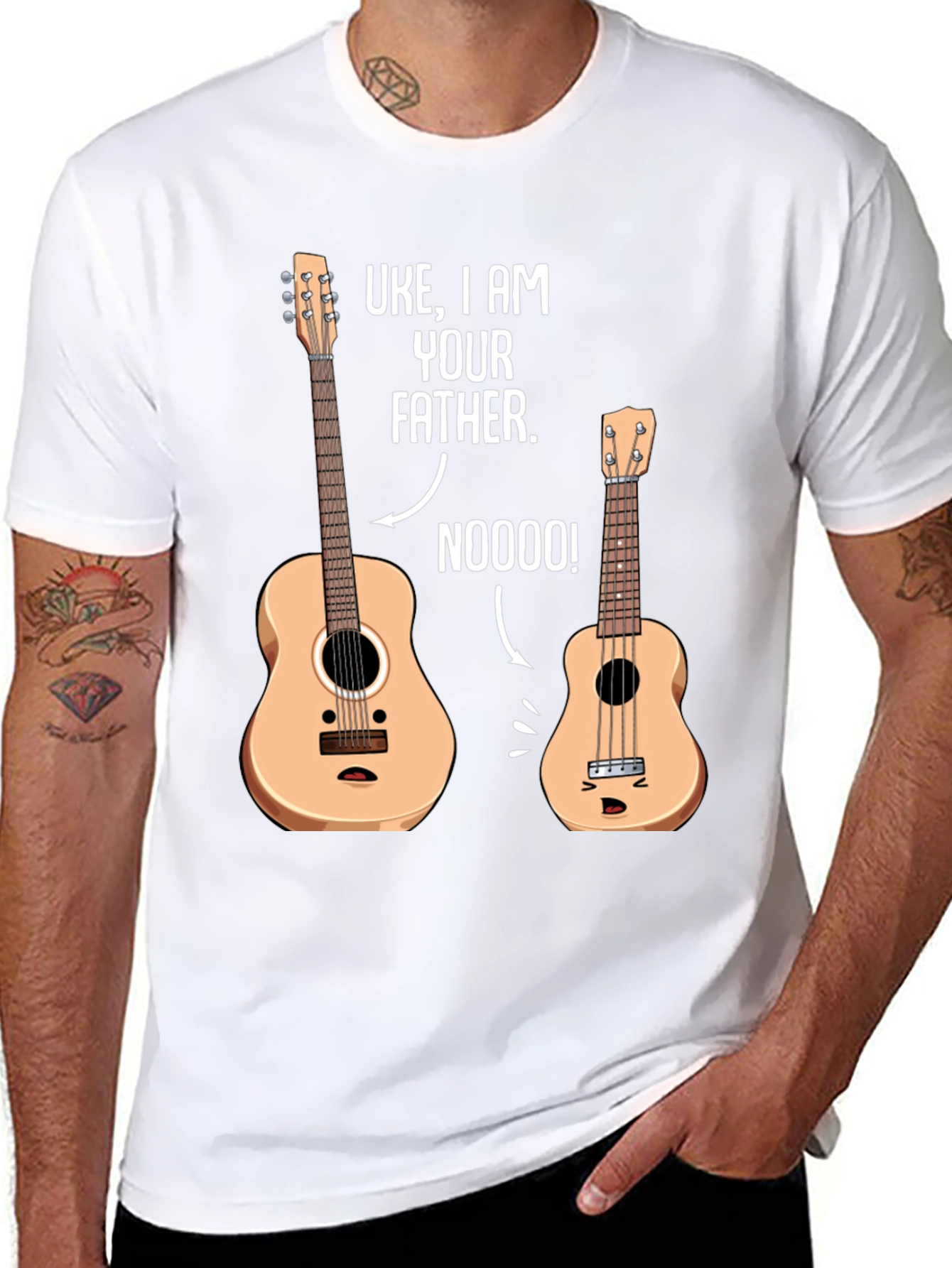 Uke I am Your Father Funny Music T-Shirt