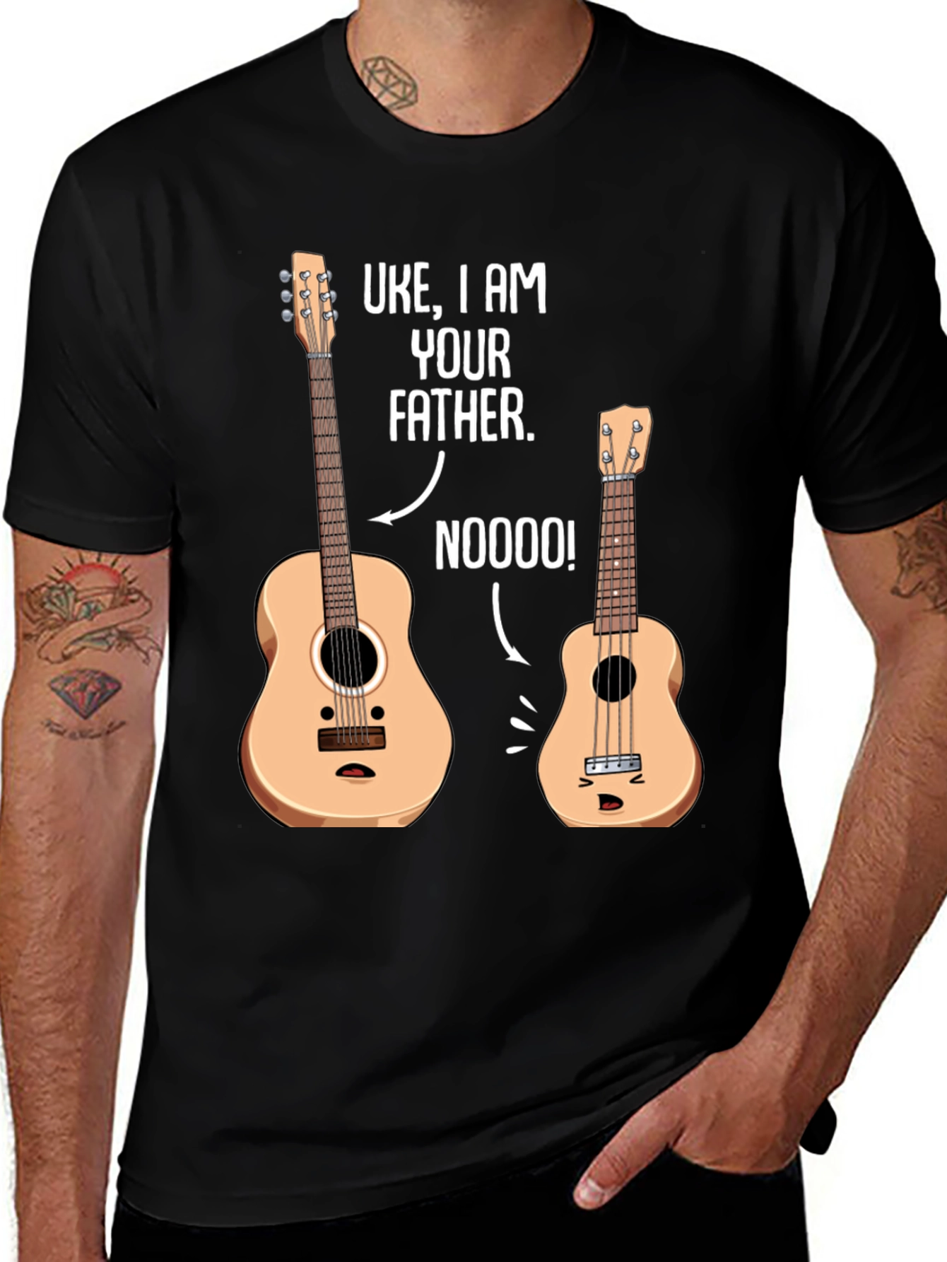 Uke I am Your Father Funny Music T-Shirt