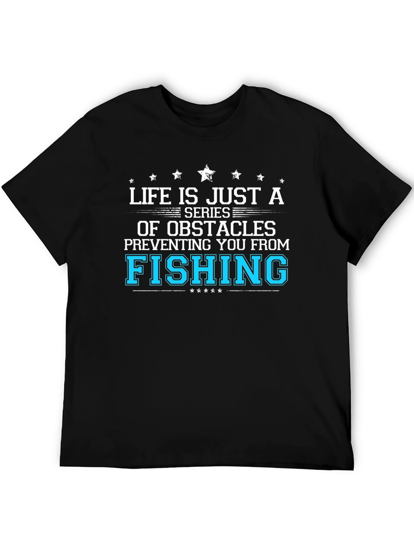 Fishing Obstacles Graphic Tee