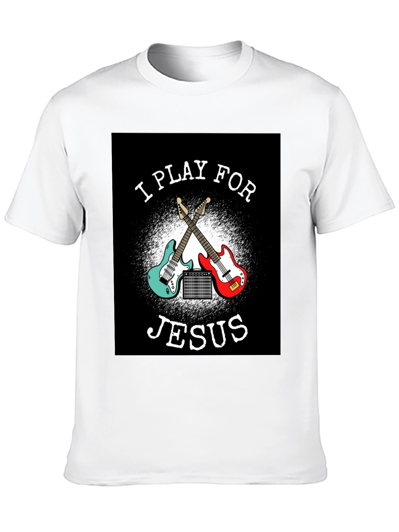 I Play For Jesus Black T-Shirt