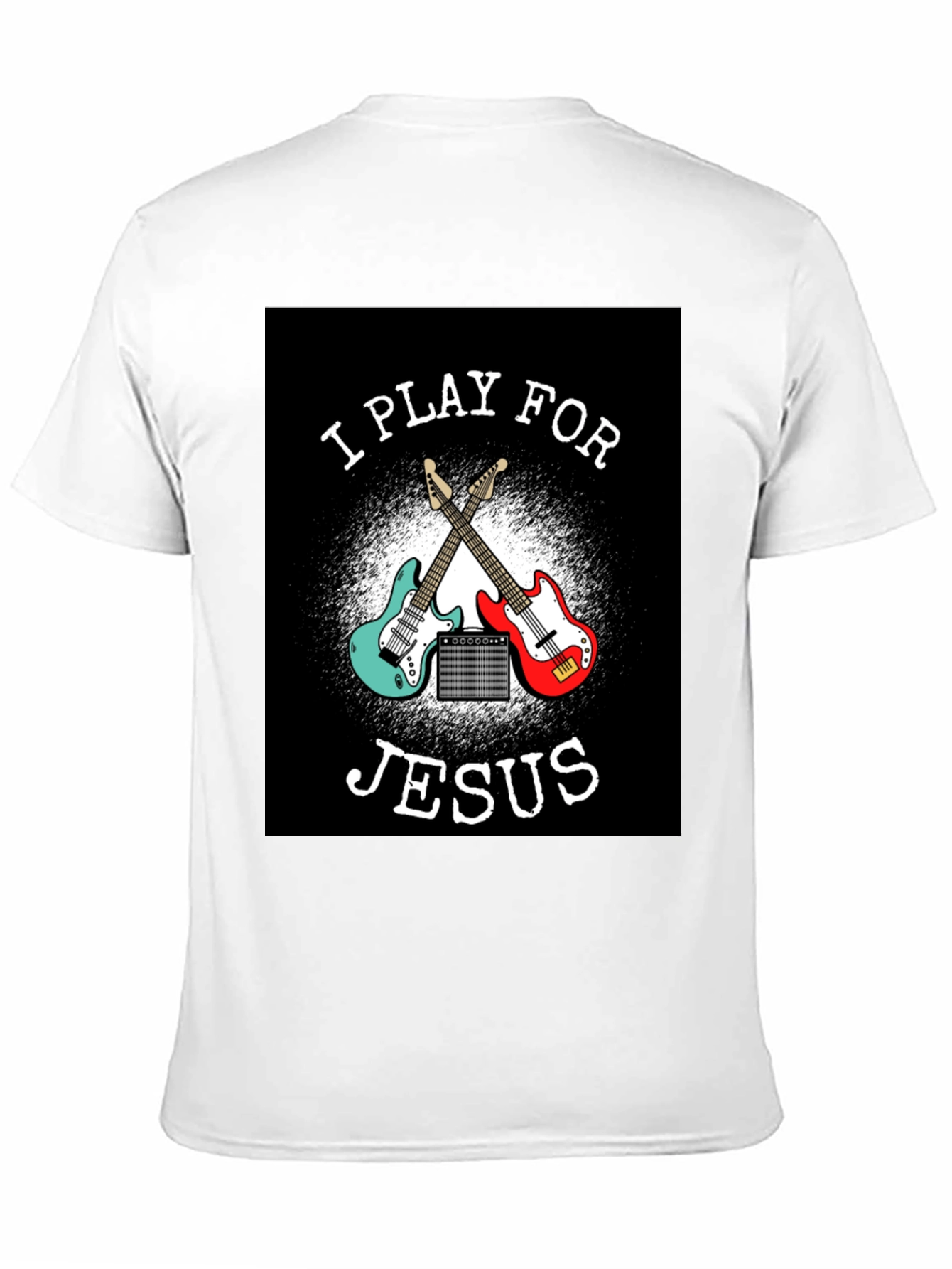 I Play For Jesus Black T-Shirt