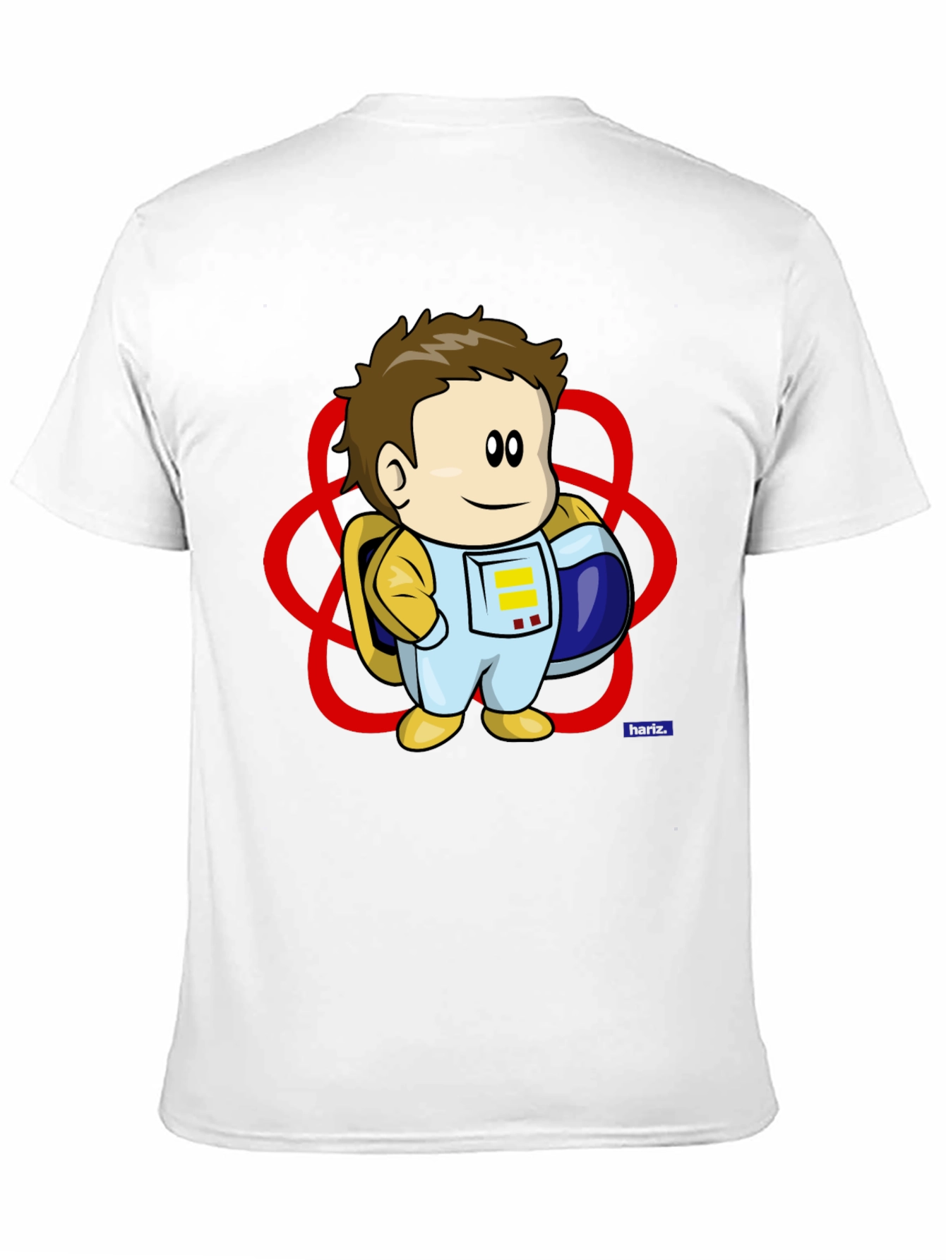 Astronaut Cartoon Graphic T-Shirt