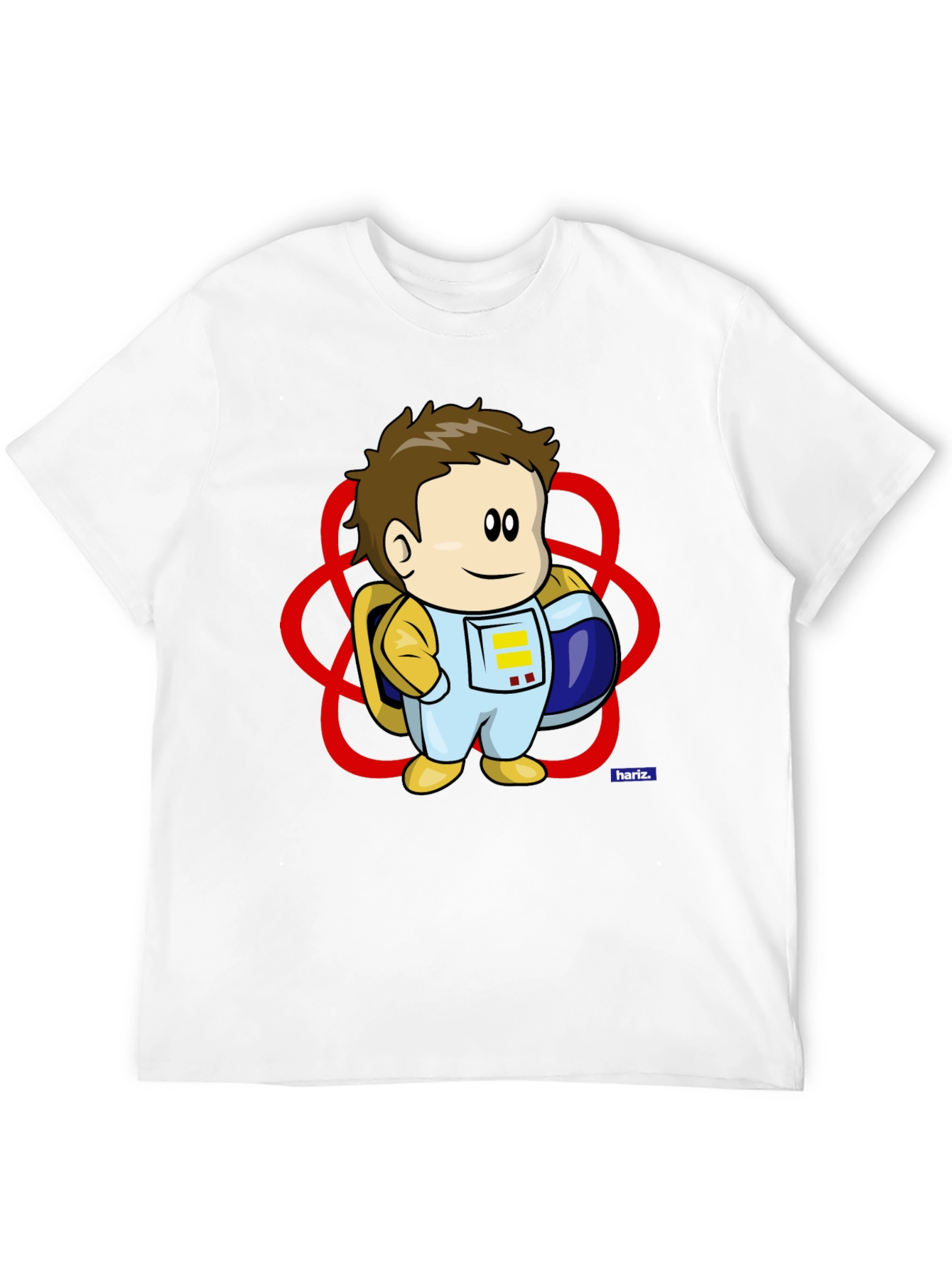 Astronaut Cartoon Graphic T-Shirt