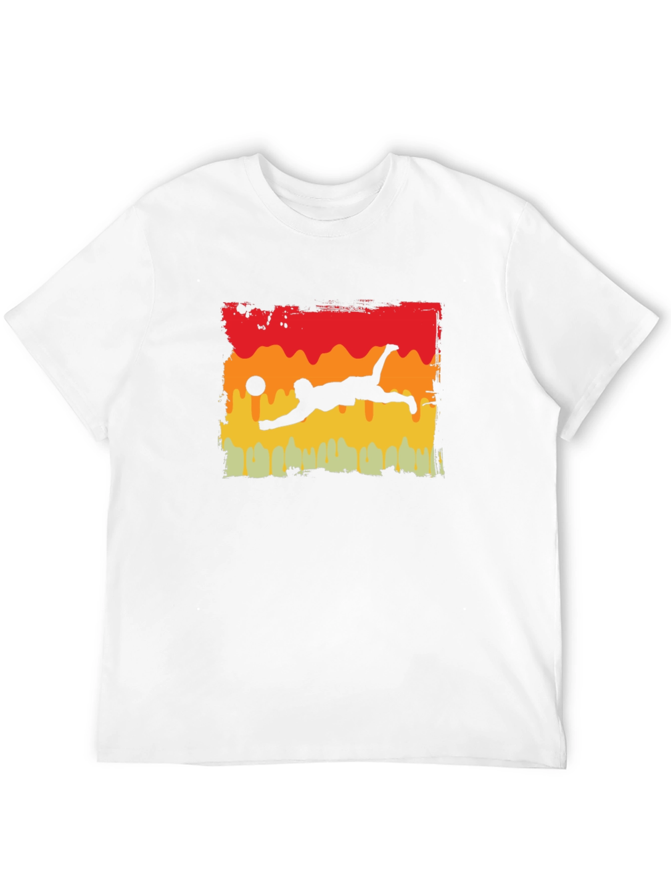 Volleyball Player Graphic Tee - Black