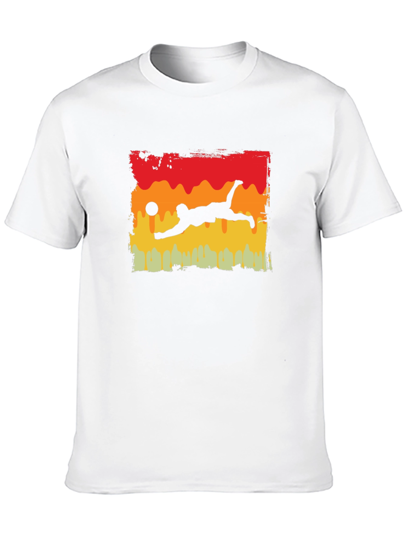 Volleyball Player Graphic Tee - Black