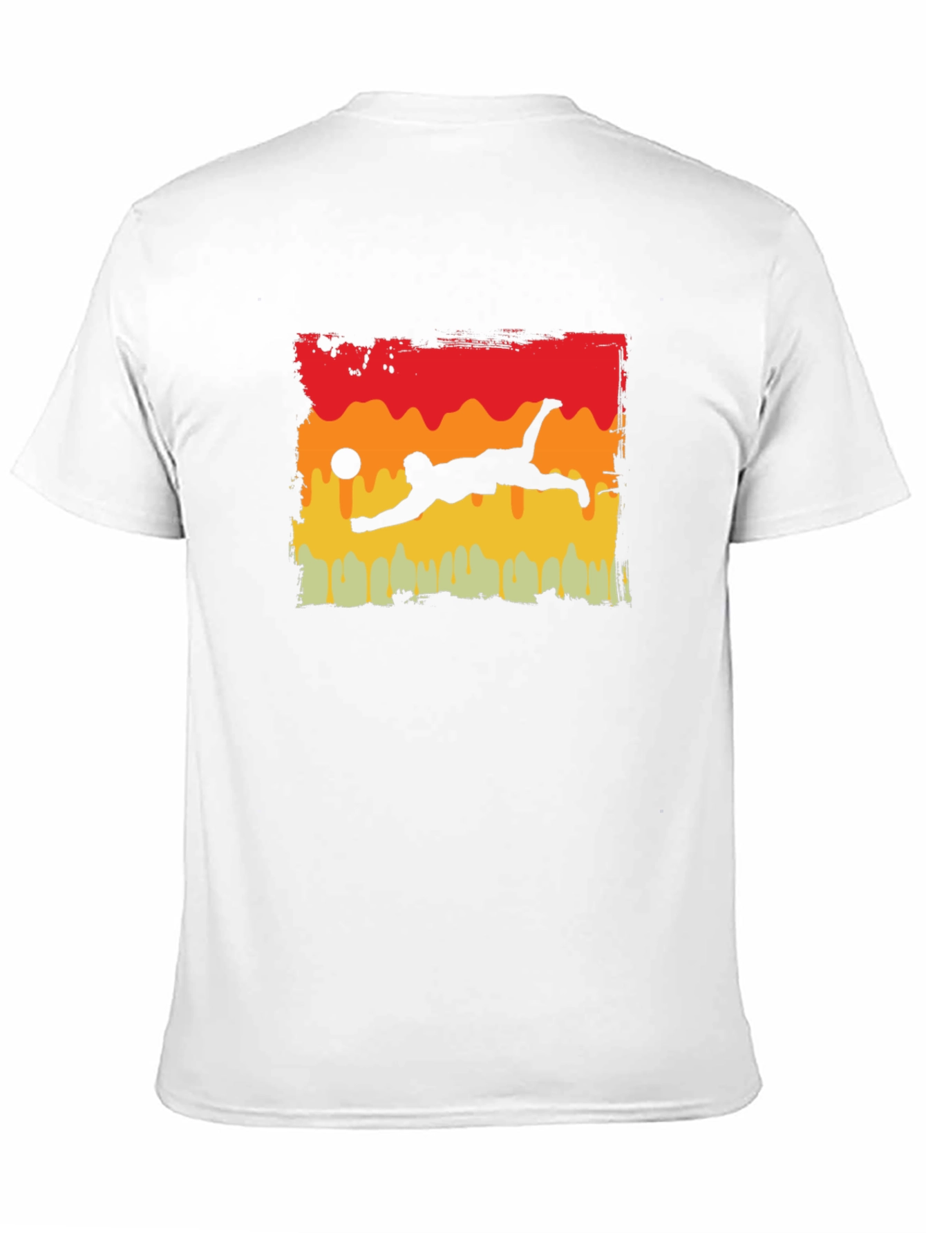 Volleyball Player Graphic Tee - Black