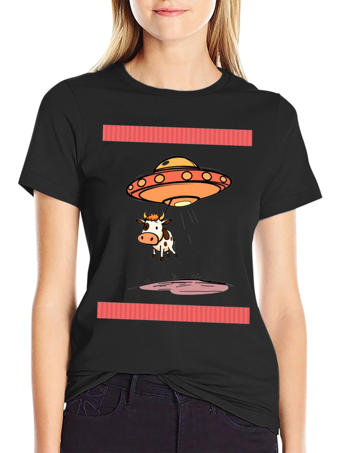 Alien Cow Abduction T-Shirt