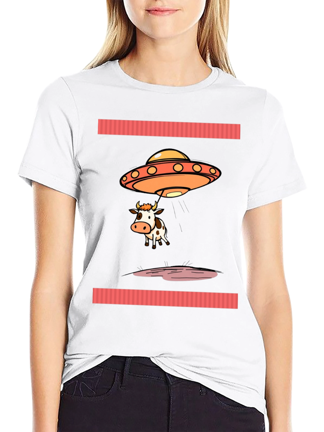 Alien Cow Abduction T-Shirt