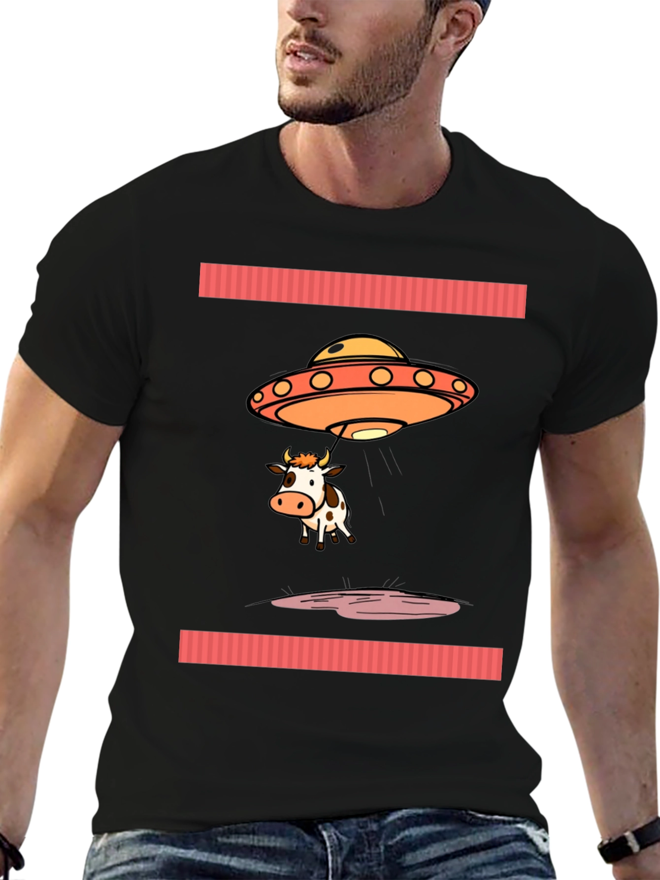 Alien Cow Abduction T-Shirt