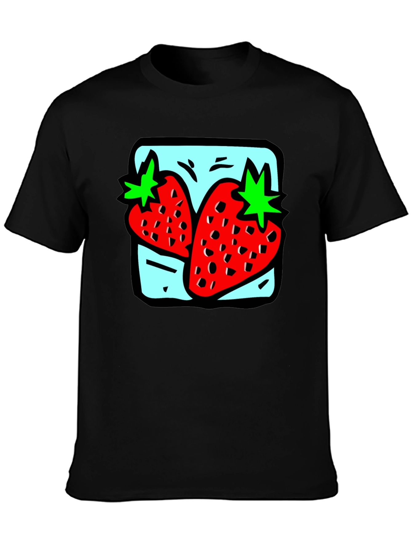 Strawberry Graphic Tee - Quirky Fruit Design